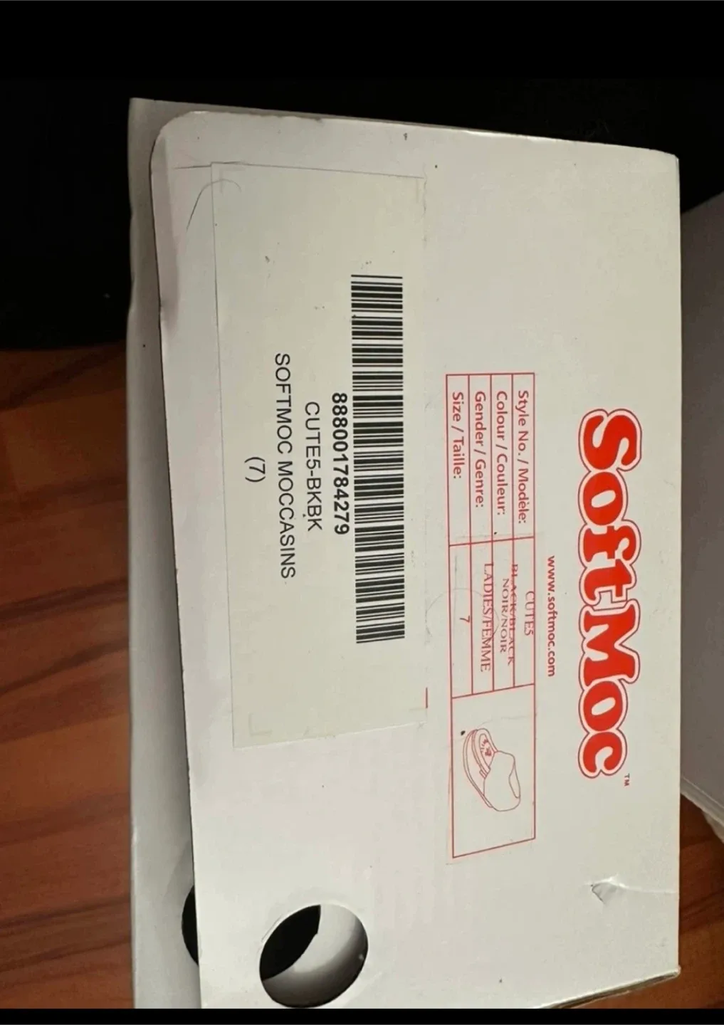 SoftMoc CUTE5 Black Moccasins - Size 7 image indicator(3)