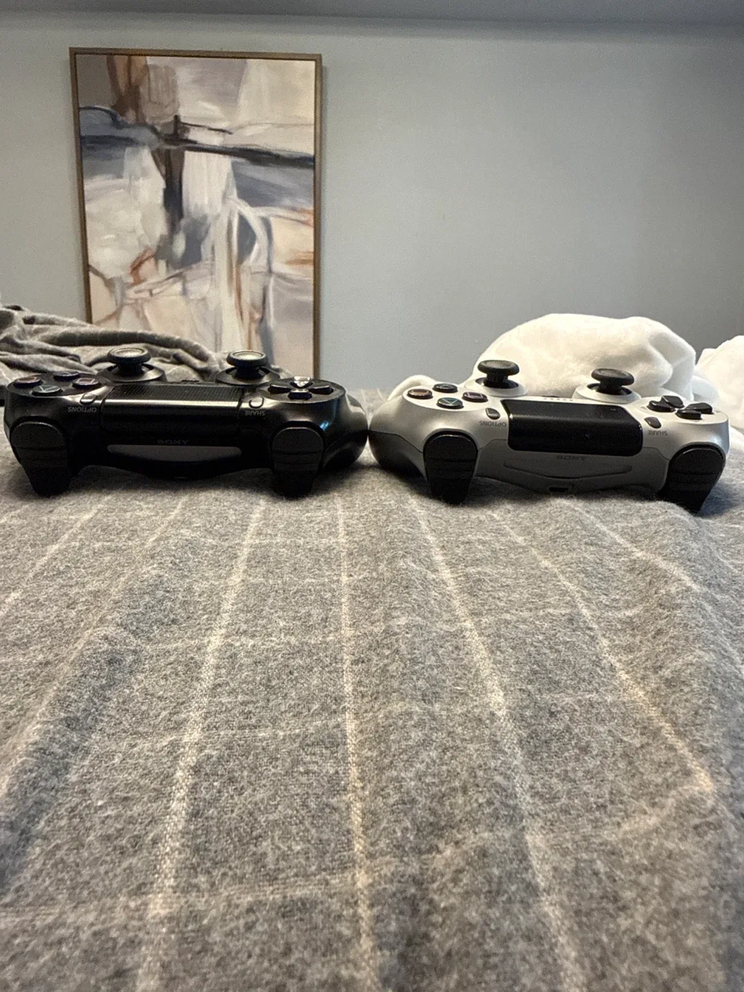 Sony Playstation 4 Dualshock Controllers - Black & White image indicator(3)