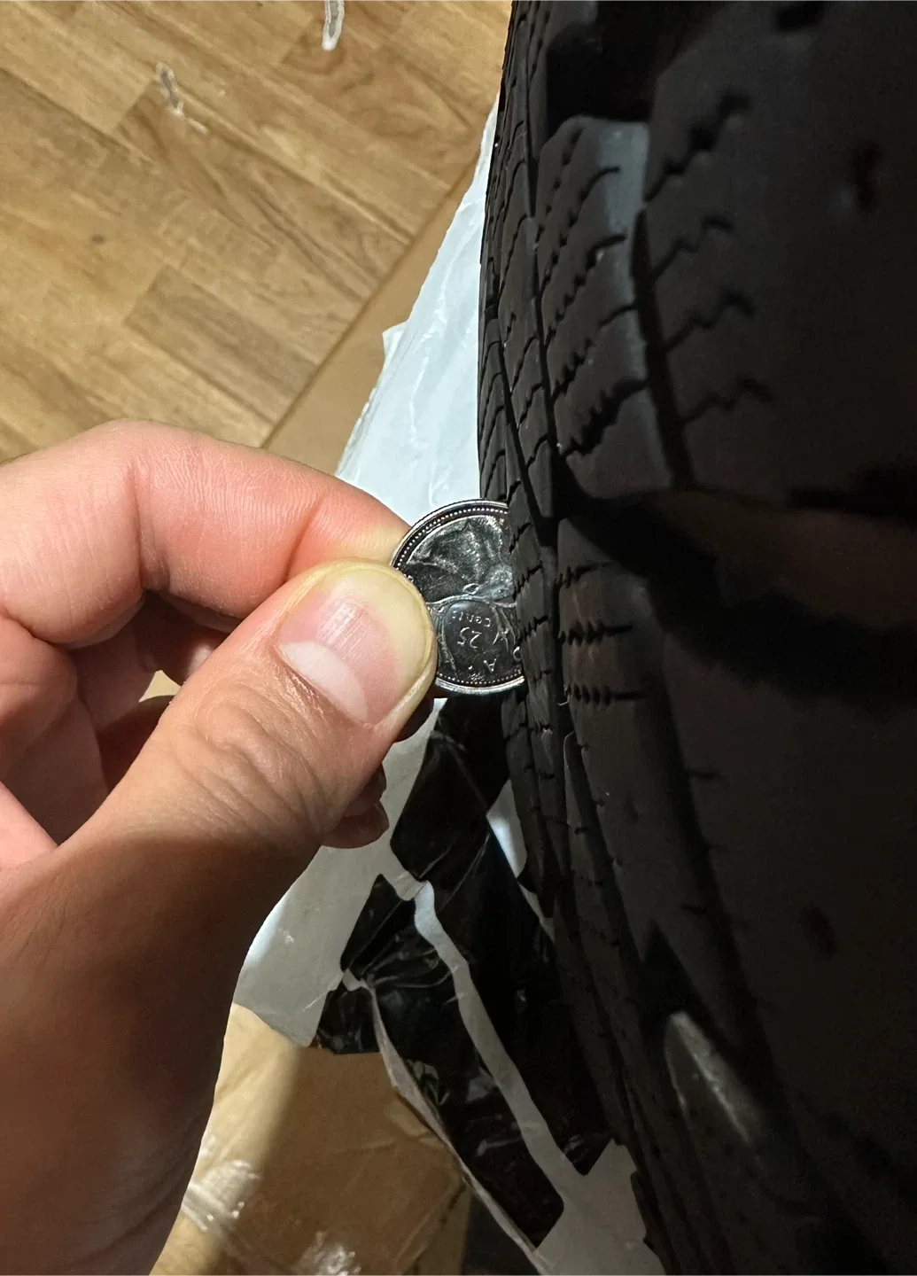 Used 17" Alloy Wheels with Winter Tires image indicator(5)