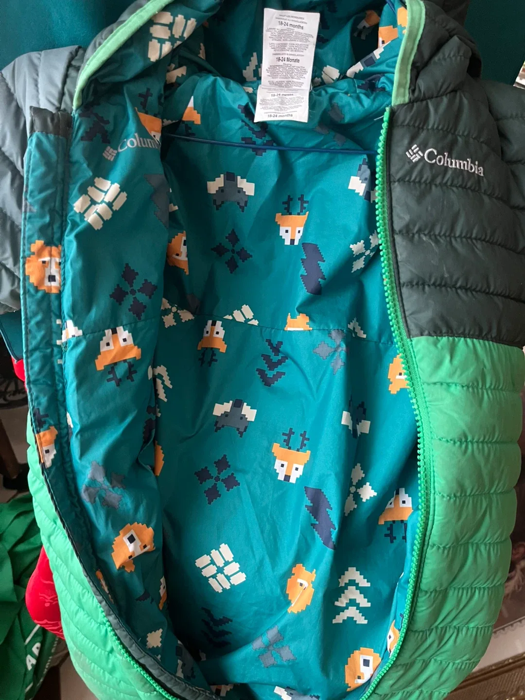 Columbia Reversible Puffer Snowsuit - 18-24 Months image indicator(3)