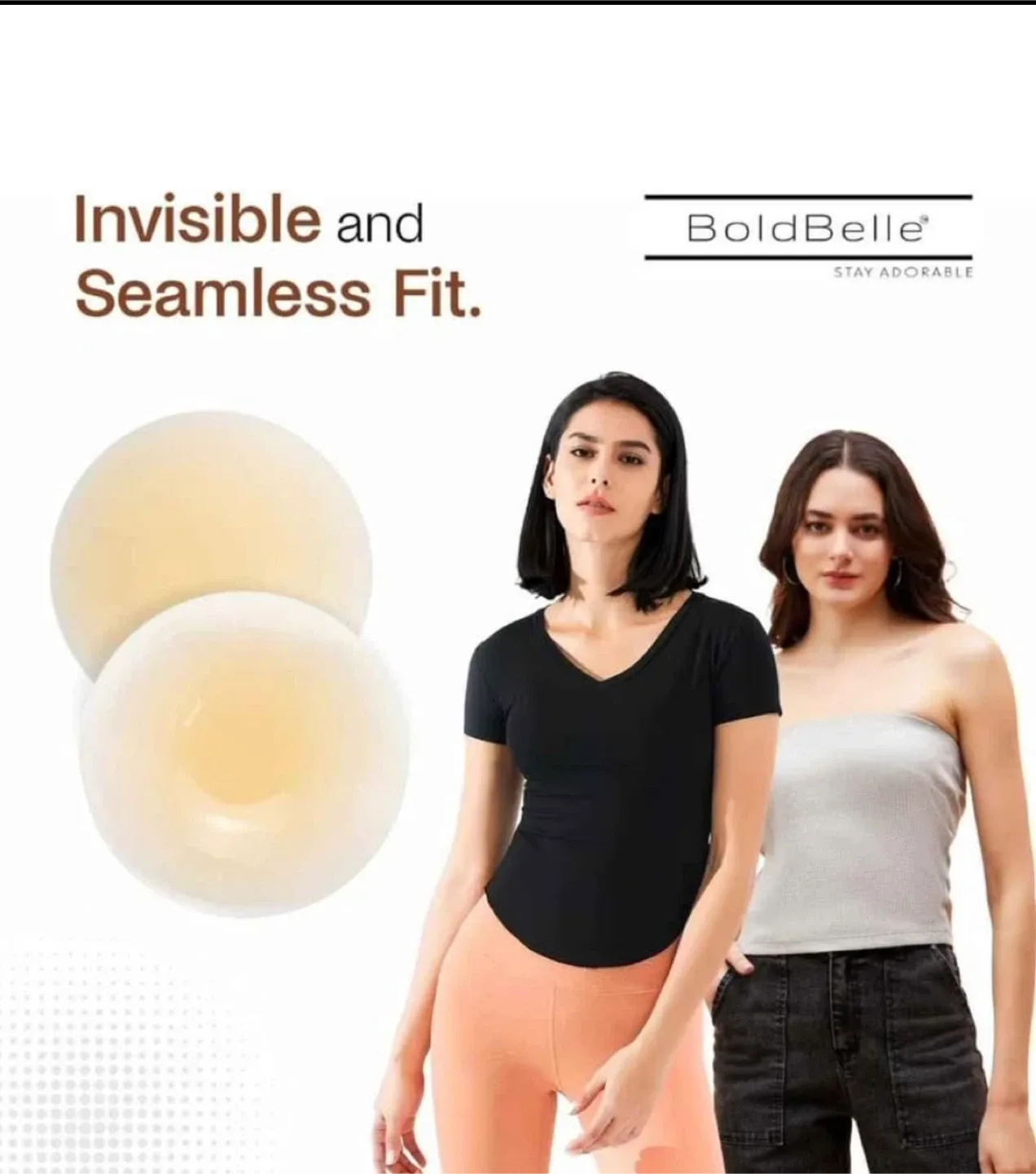 BoldBelle Premium Nipple Covers - Stay Adorable image indicator(2)