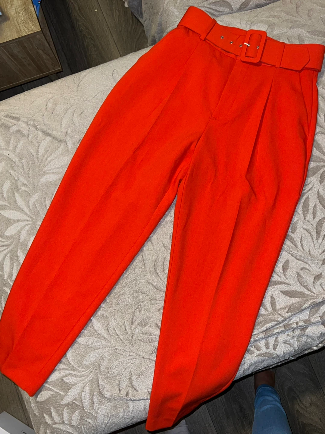 Zara Red Trousers - Size M
