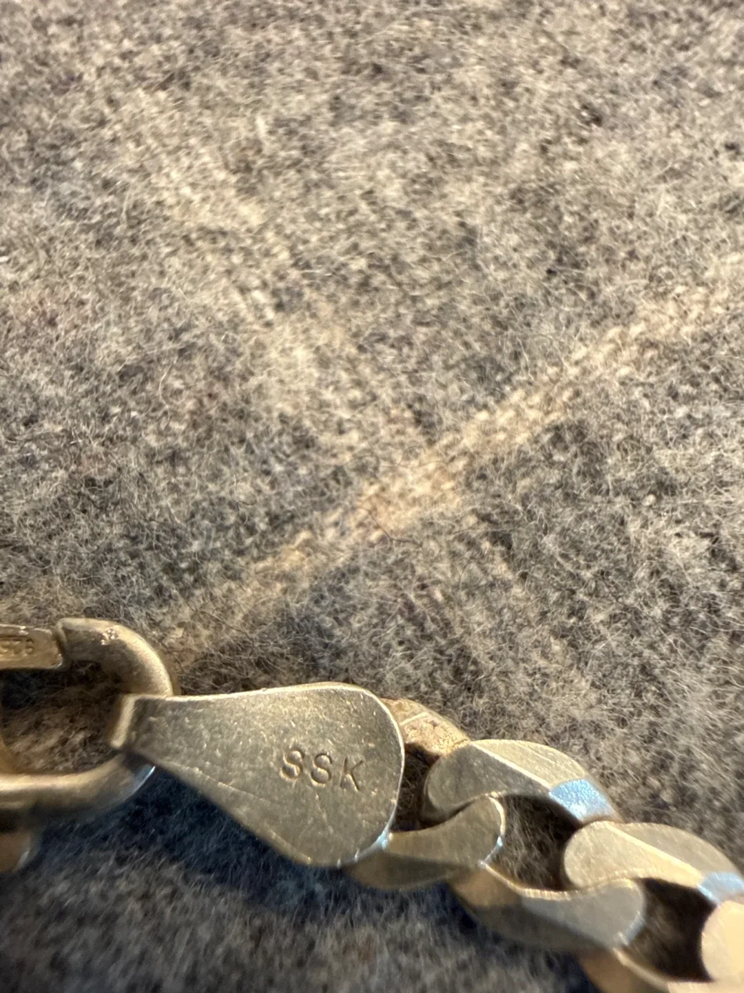 Silver Chain Necklace - Italy 925 SSK image indicator(3)