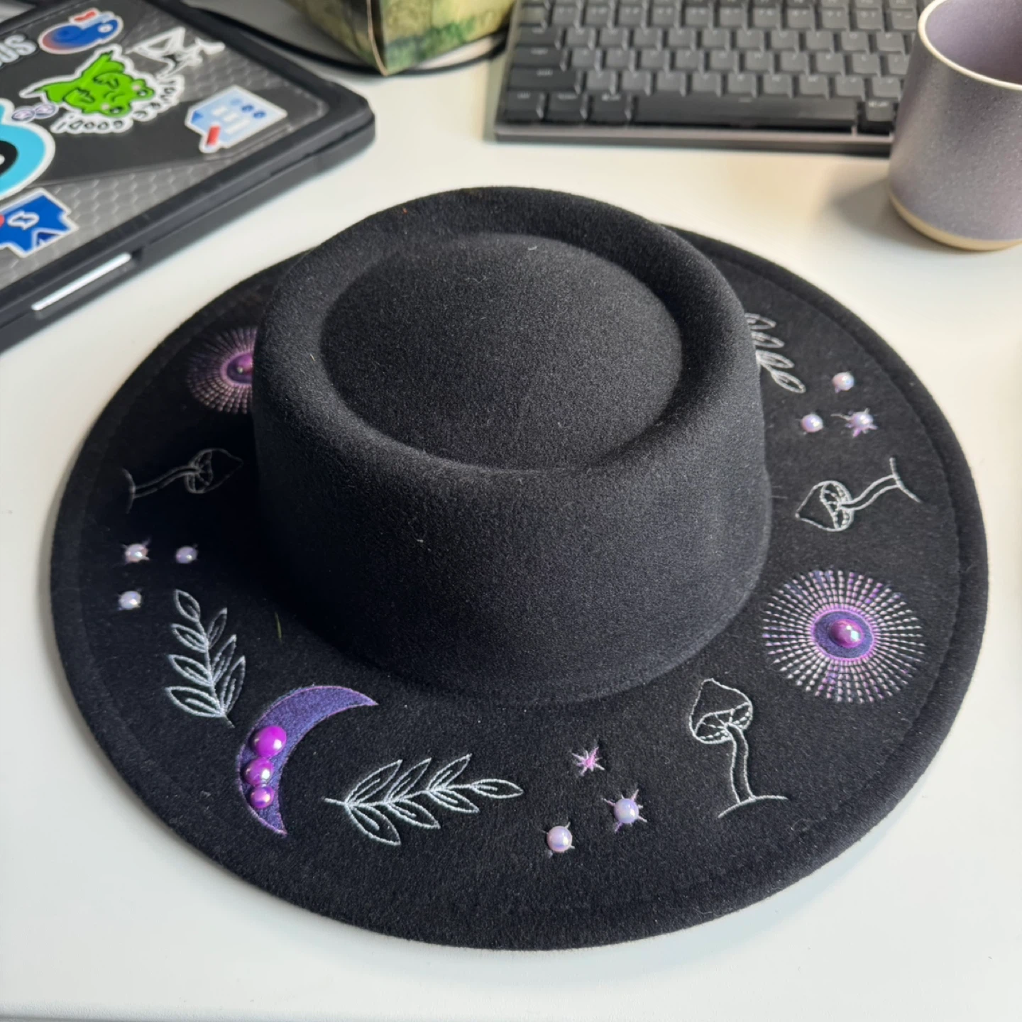 Witchy Felt Hat