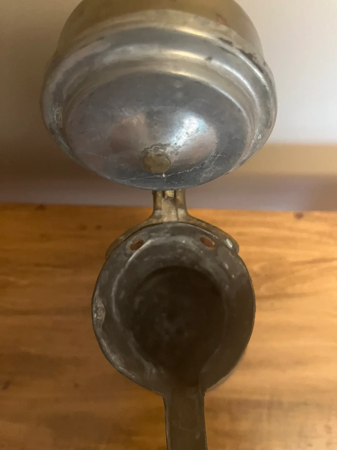 Antique Copper Pitcher c/w Handle and Spout image indicator(6)