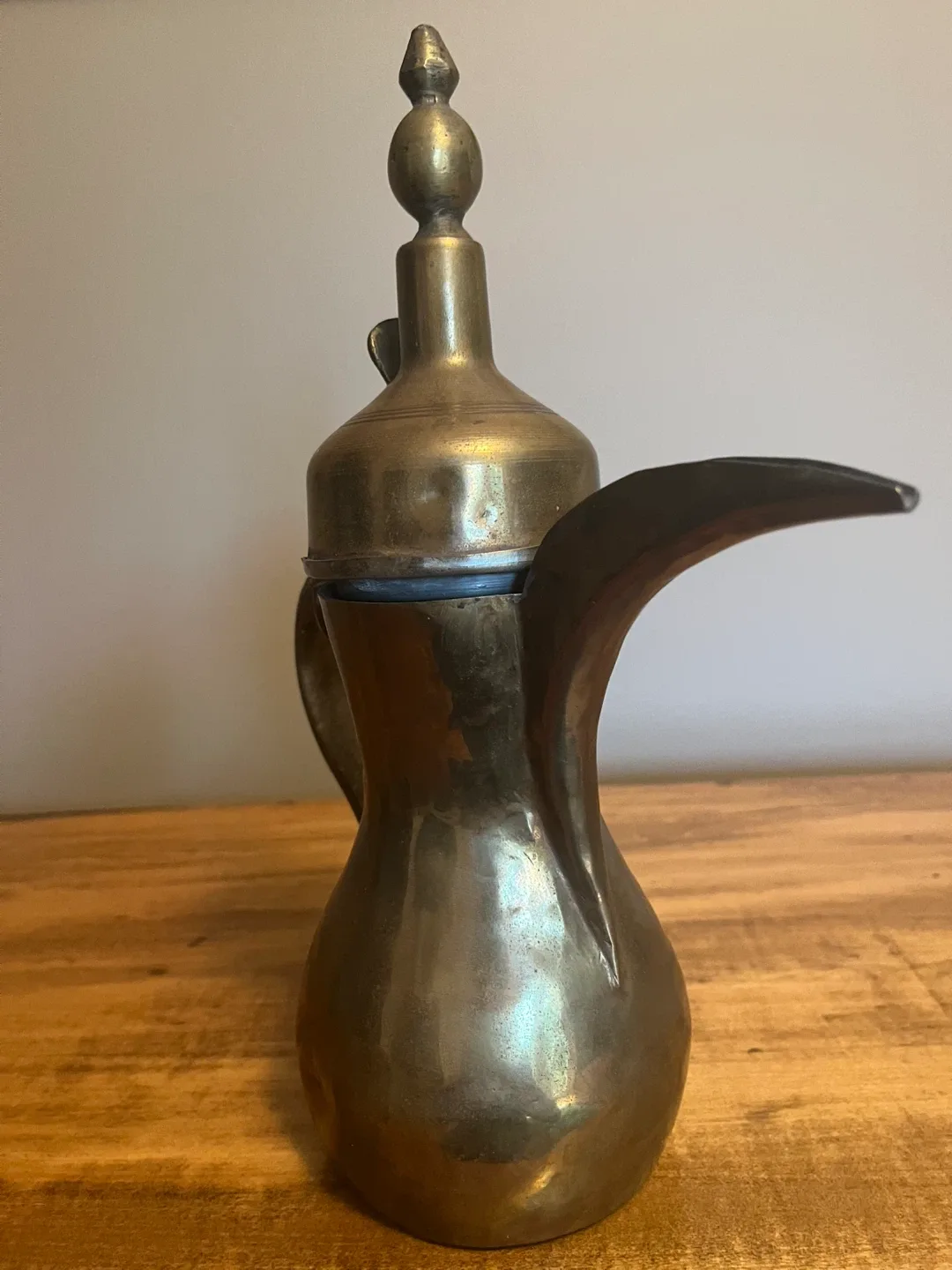 Antique Copper Pitcher c/w Handle and Spout image indicator(10)