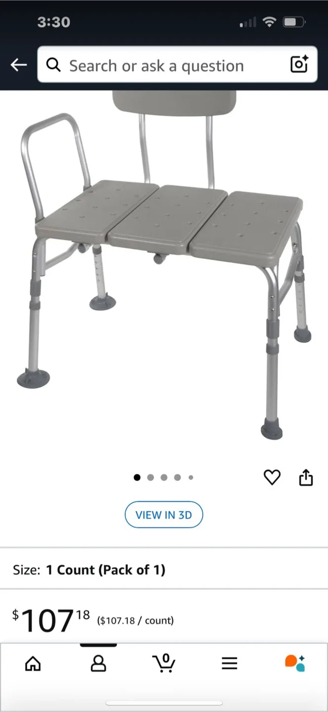 Drive Medical Transfer Tub Bench - NEW in Box image indicator(2)