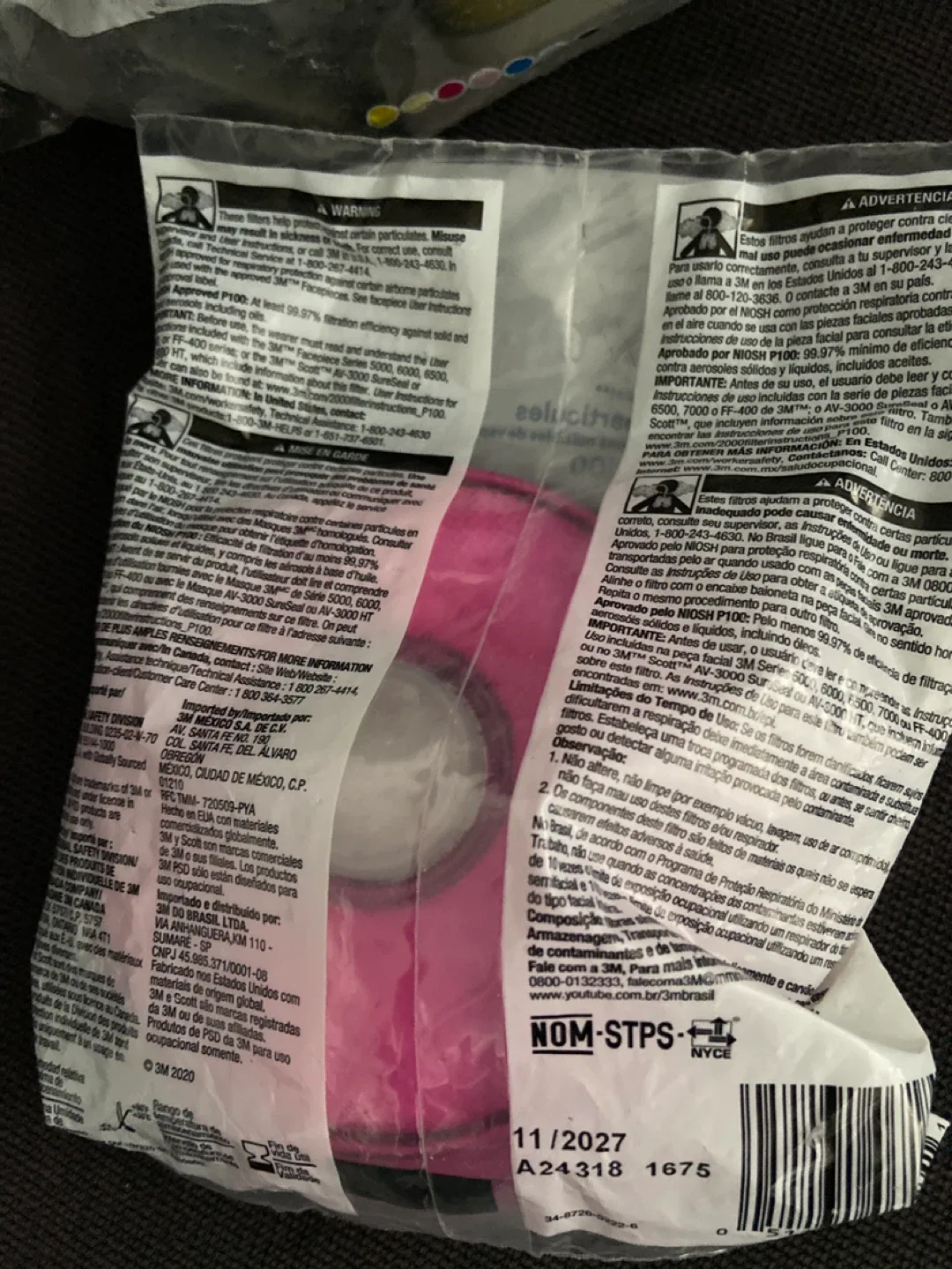 3M Half Facepiece Respirator, Medium + Filters image indicator(4)