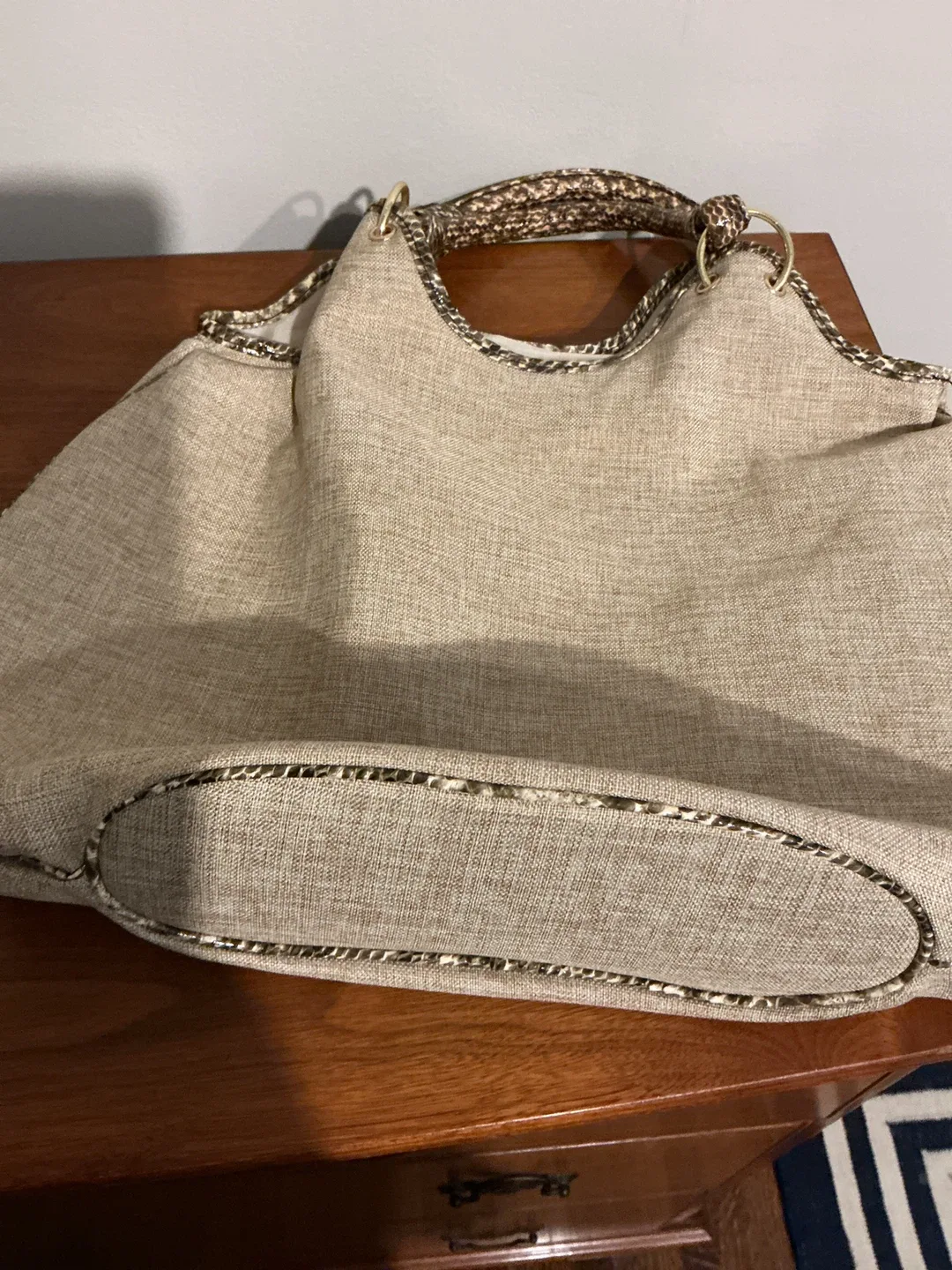 Estée Lauder Beige Tote Bag image indicator(3)