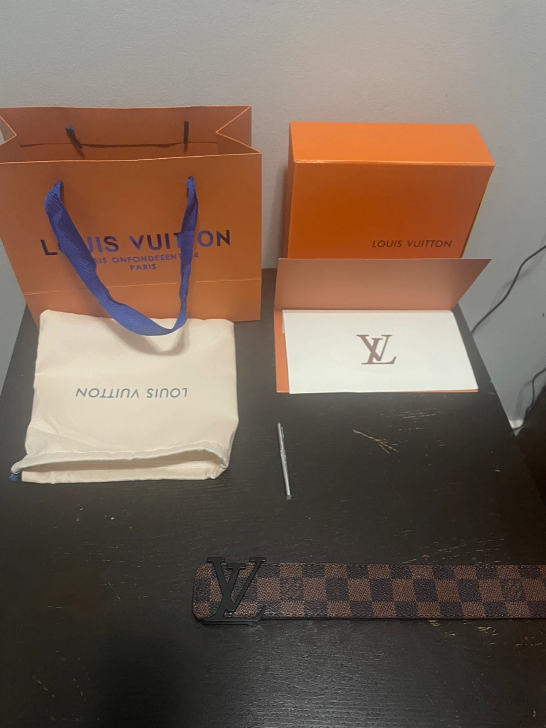 Louis Vuitton Damier Belt with Box - photo 3