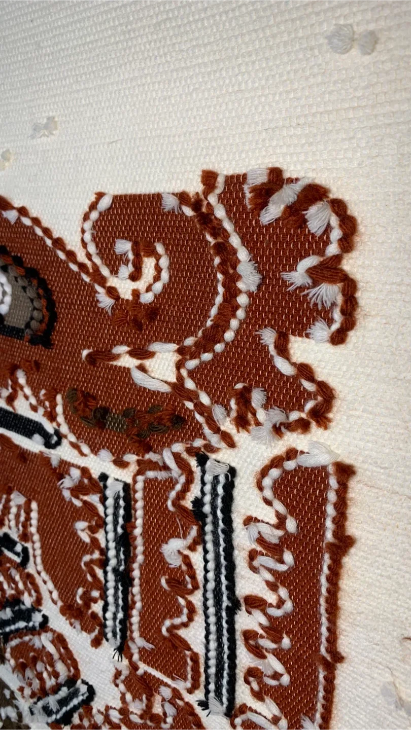 Vintage Handwoven Tapestry Wall Hanging image indicator(4)