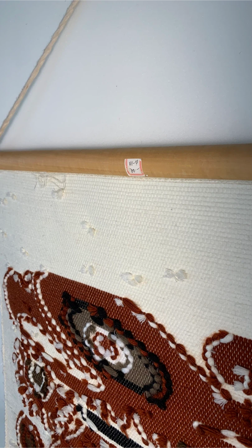 Vintage Handwoven Tapestry Wall Hanging - photo 5