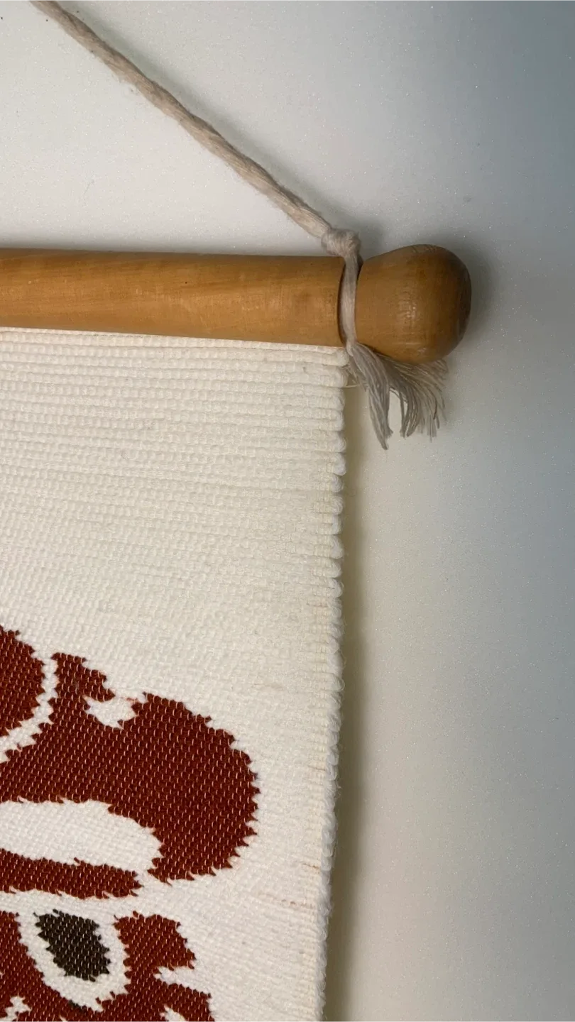 Vintage Handwoven Tapestry Wall Hanging image indicator(7)