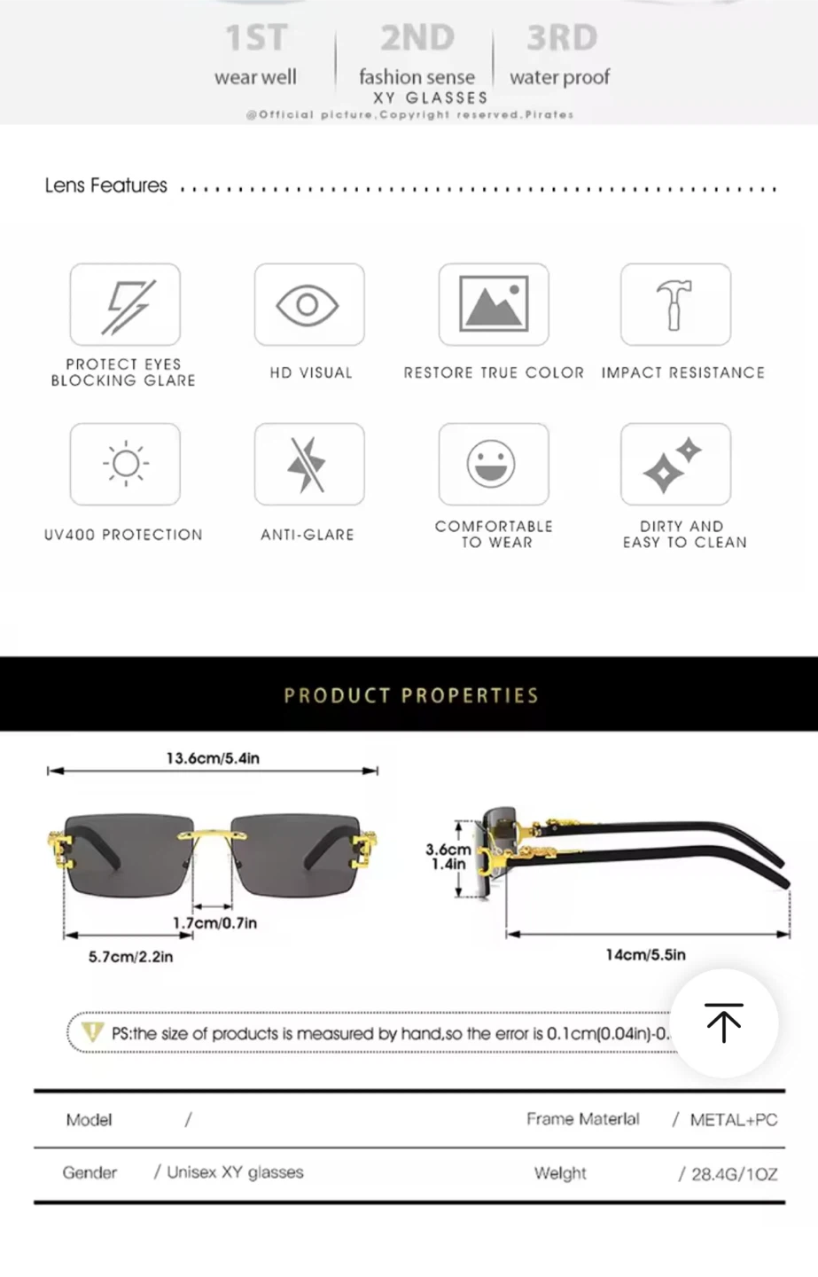 XY Gradient Tea Sunglasses - photo 3