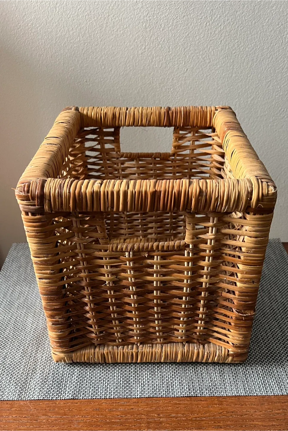 IKEA Branas 9” x 10” Rattan Basket image indicator(2)