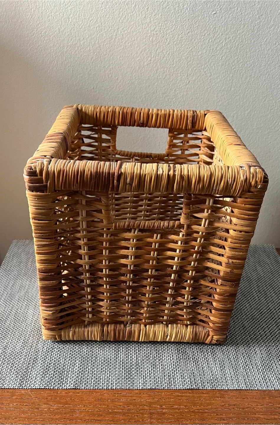 IKEA Branas 9” x 10” Rattan Basket image indicator(4)