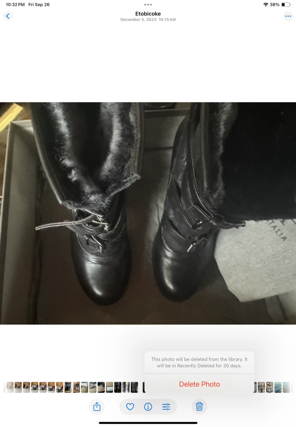 Alberto Guardiani Black Leather Ankle Boots - Size 37 - photo 5