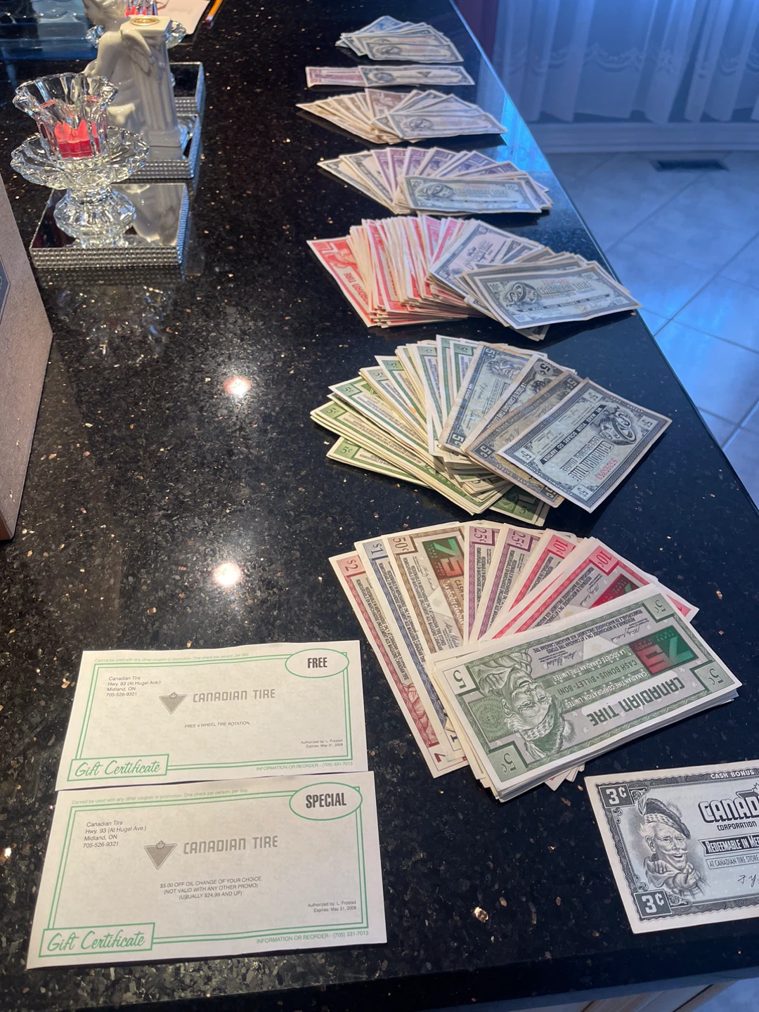My wife’s Canadian Tire Money & Gift Certificates - photo 4
