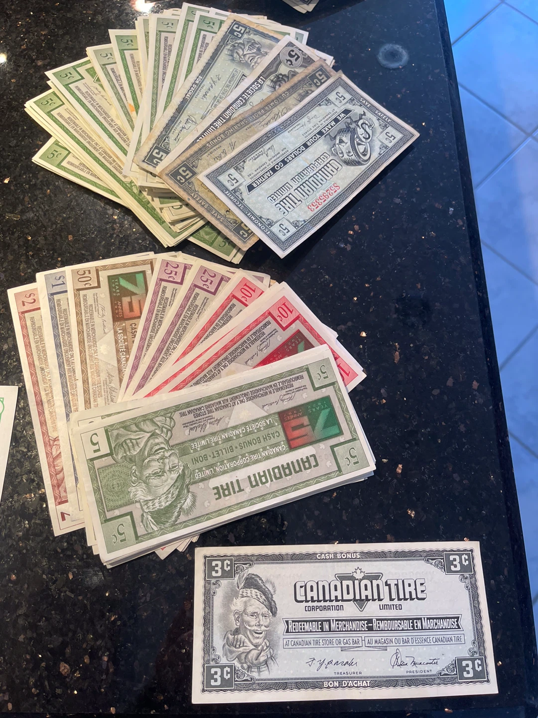 My wife’s Canadian Tire Money & Gift Certificates - photo 3