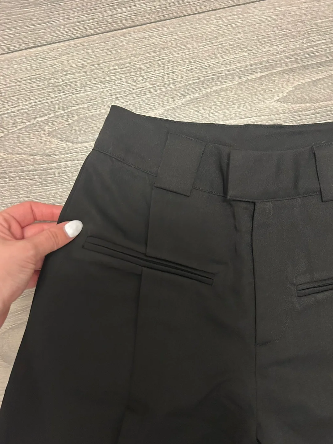 Black Wide Leg Trousers image indicator(2)