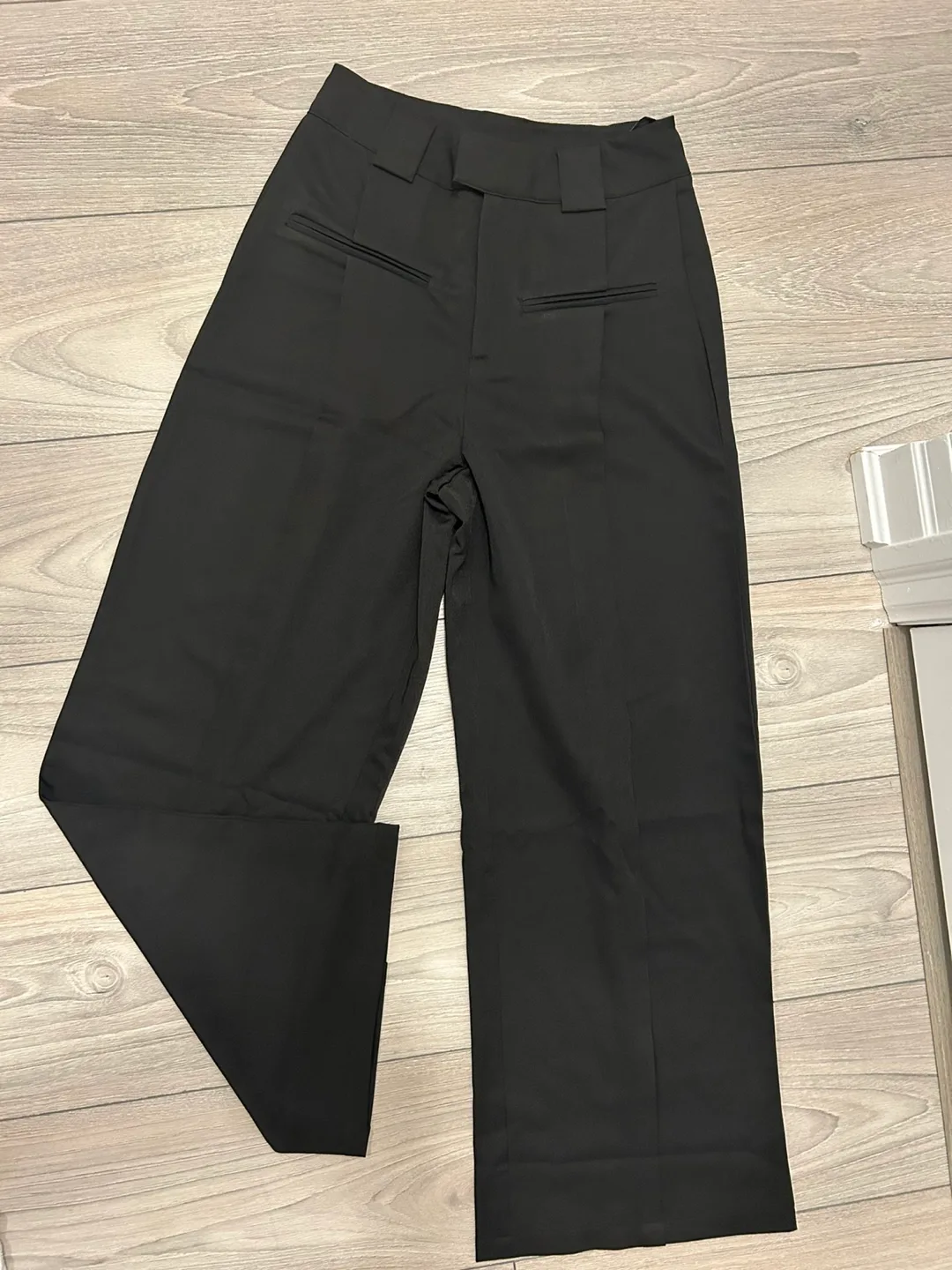 Black Wide Leg Trousers