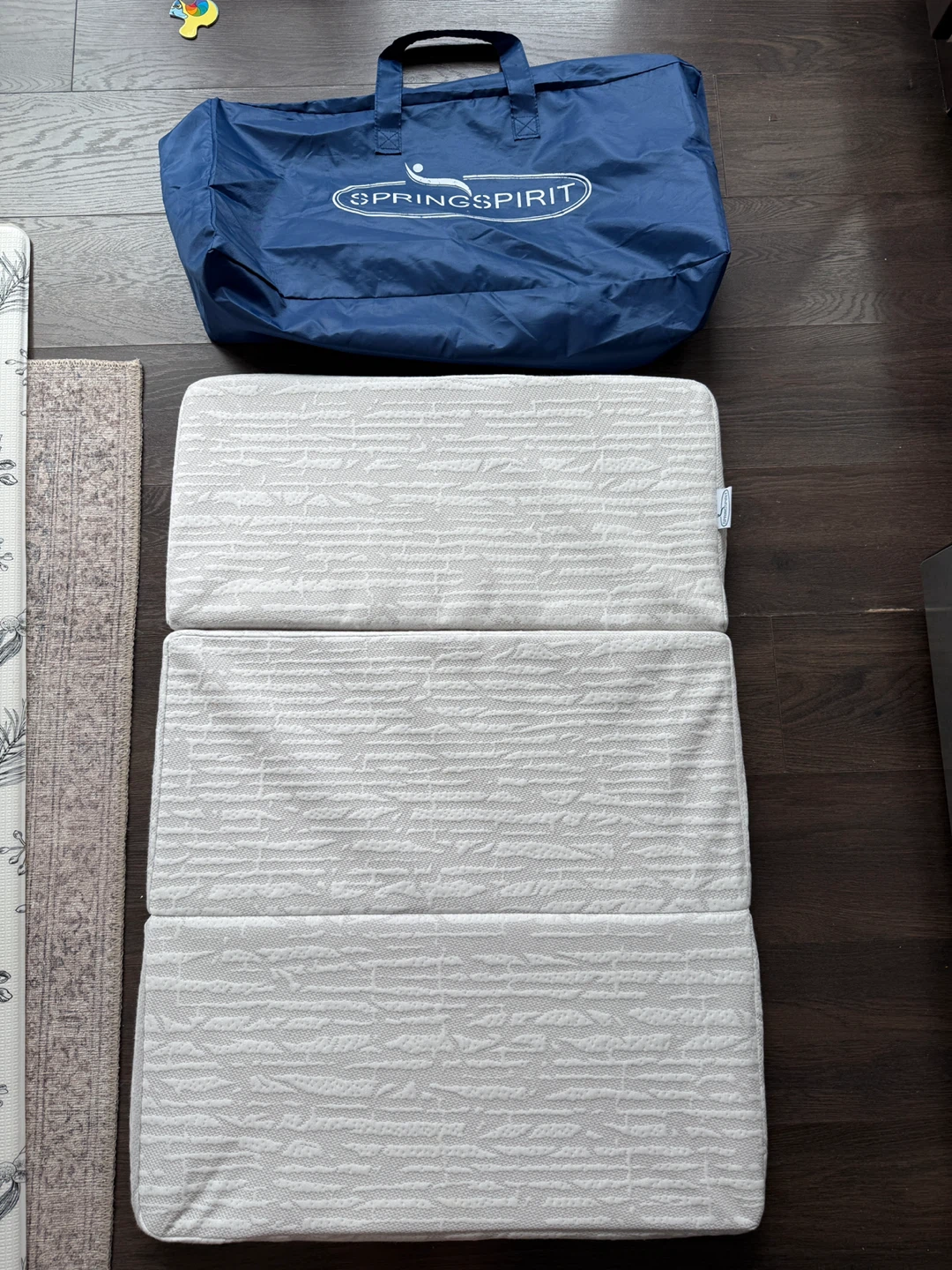 Springspirit Kids Tri-fold Mattress with Bag