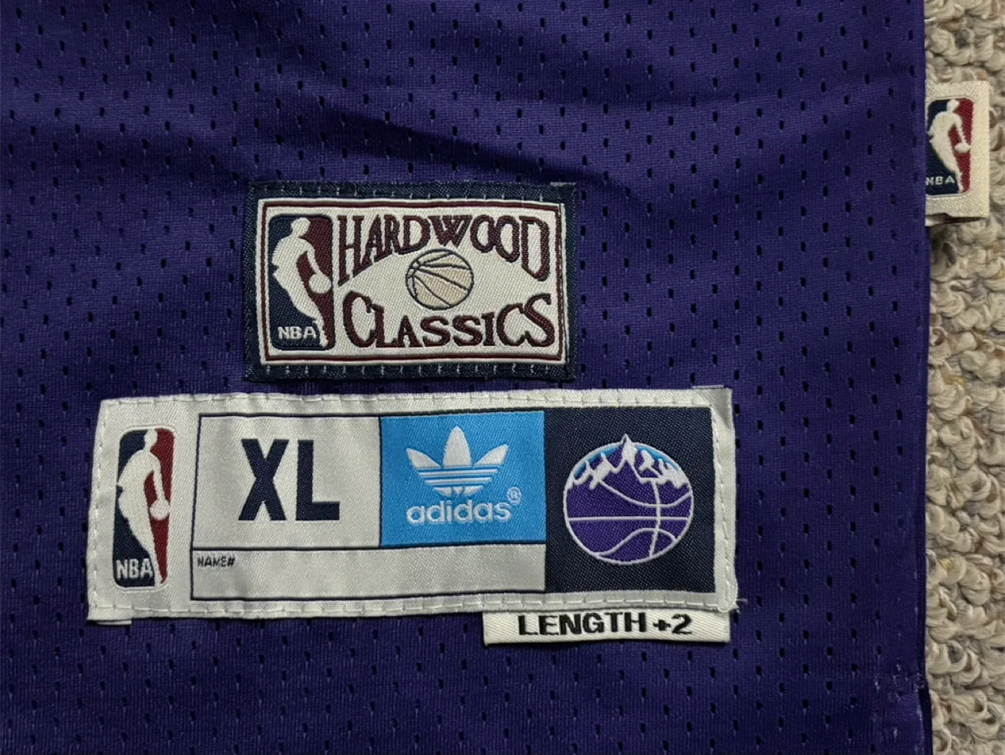 Adidas Utah Jazz Hardwood Classic Stockton Jersey - XL image indicator(4)