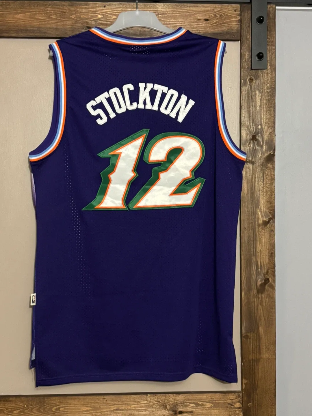 Adidas Utah Jazz Hardwood Classic Stockton Jersey - XL image indicator(3)
