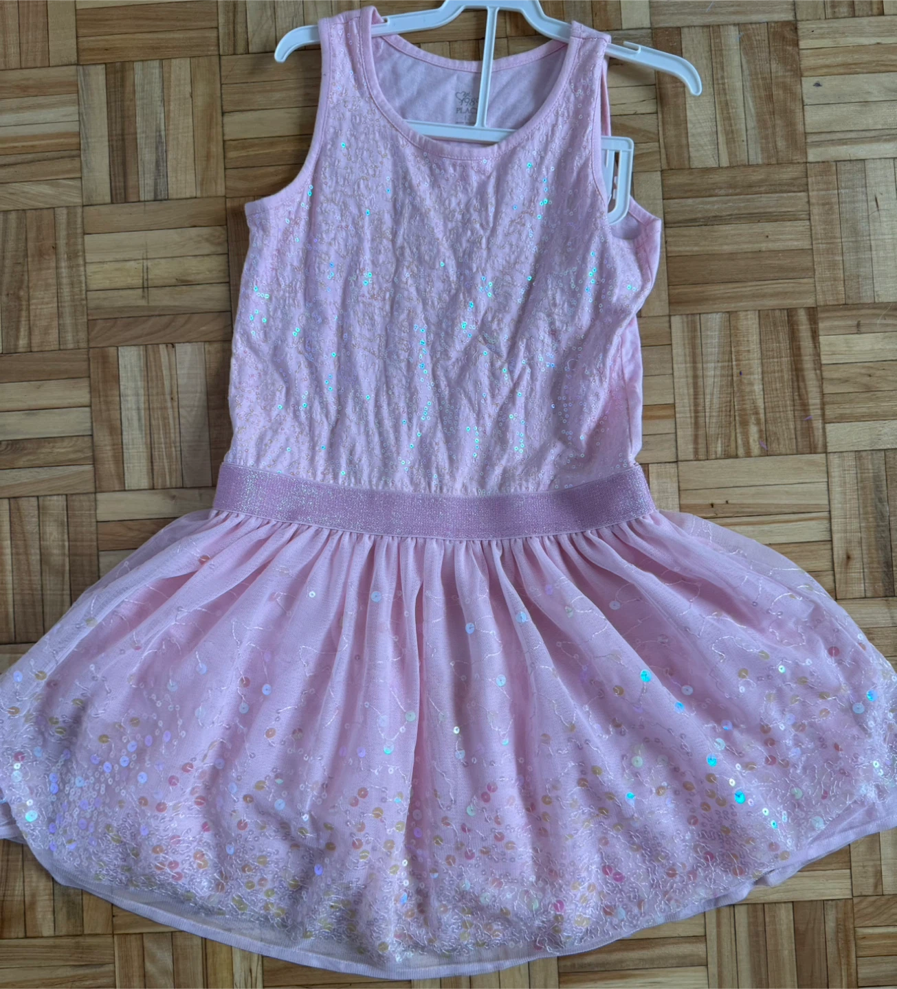 Girls' Pink Sequin Dress from Children’s Place, Size 12 - photo 2