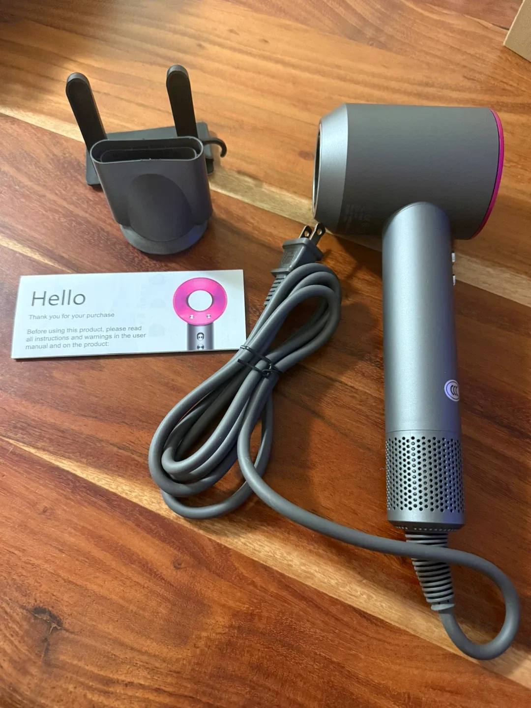 Hair Dryer - Grey/Pink image indicator(2)