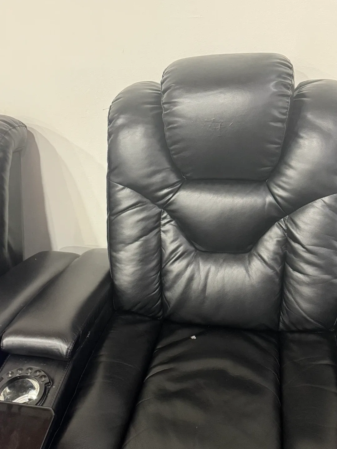 Black Leather Home Theatre Recliner Seats image indicator(7)