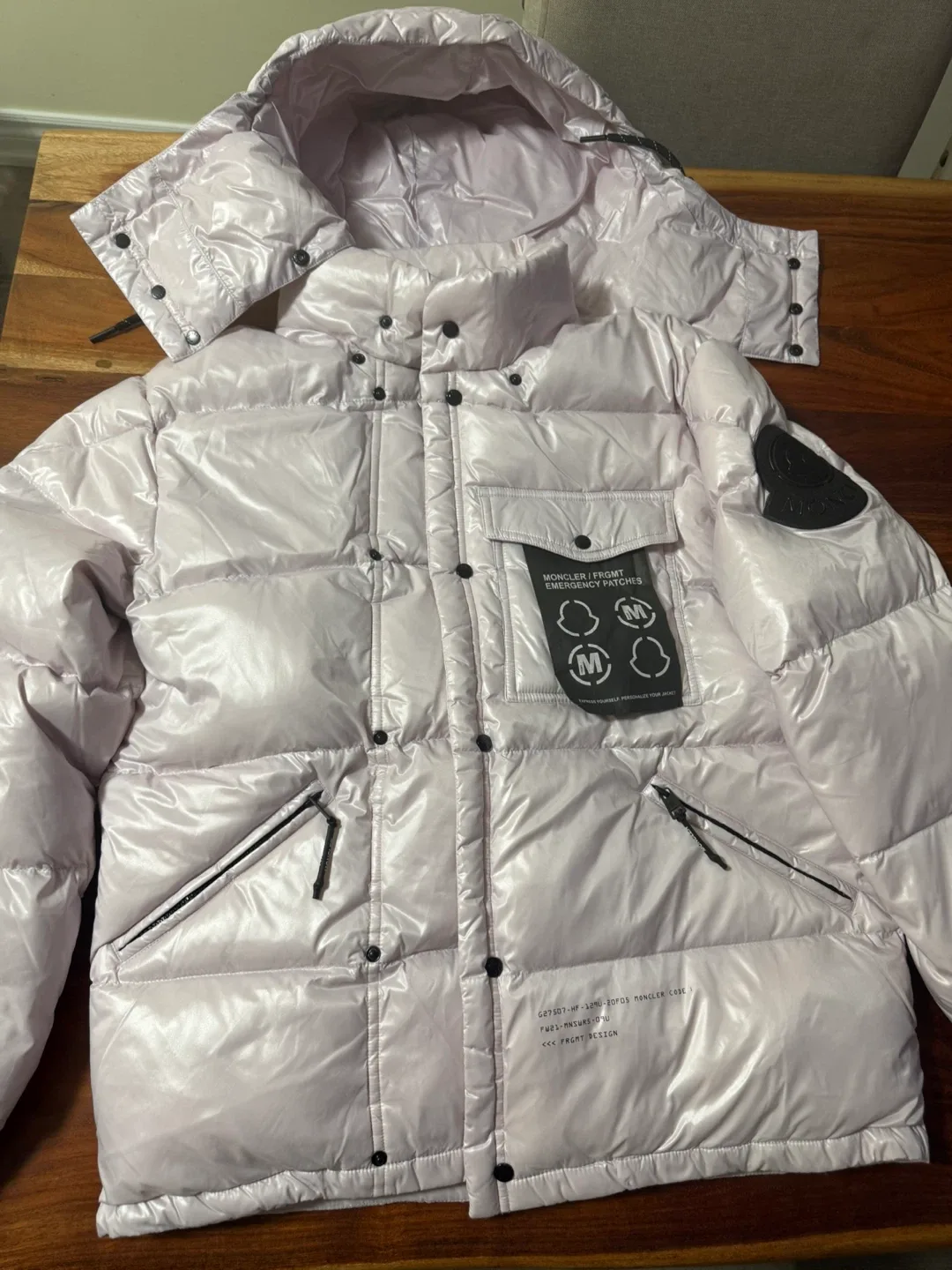 Moncler FRGMT Emergency Patches Padded Jacket image indicator(6)