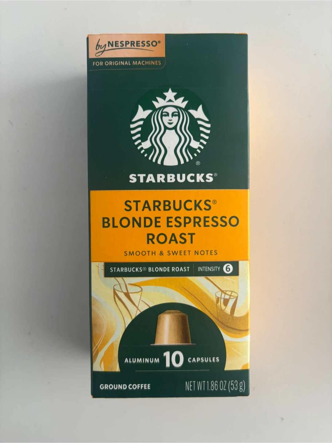 Starbucks Blonde Espresso Roast Nespresso Pods (3 boxes)