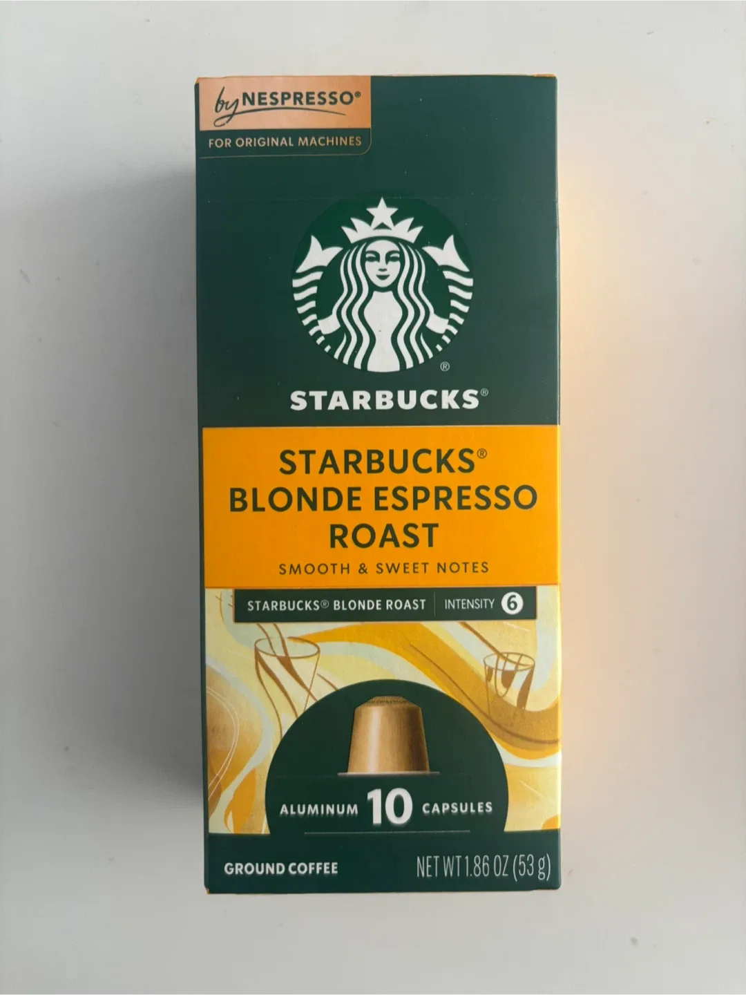 Starbucks Blonde Espresso Roast Nespresso Pods (3 boxes)