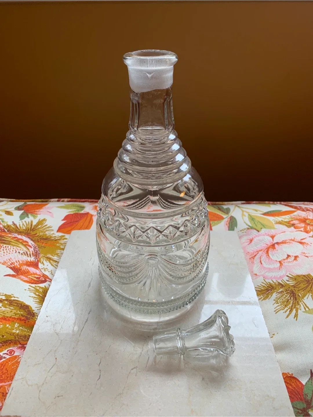 Clear Glass Decanter with Stopper🥕 image indicator(2)