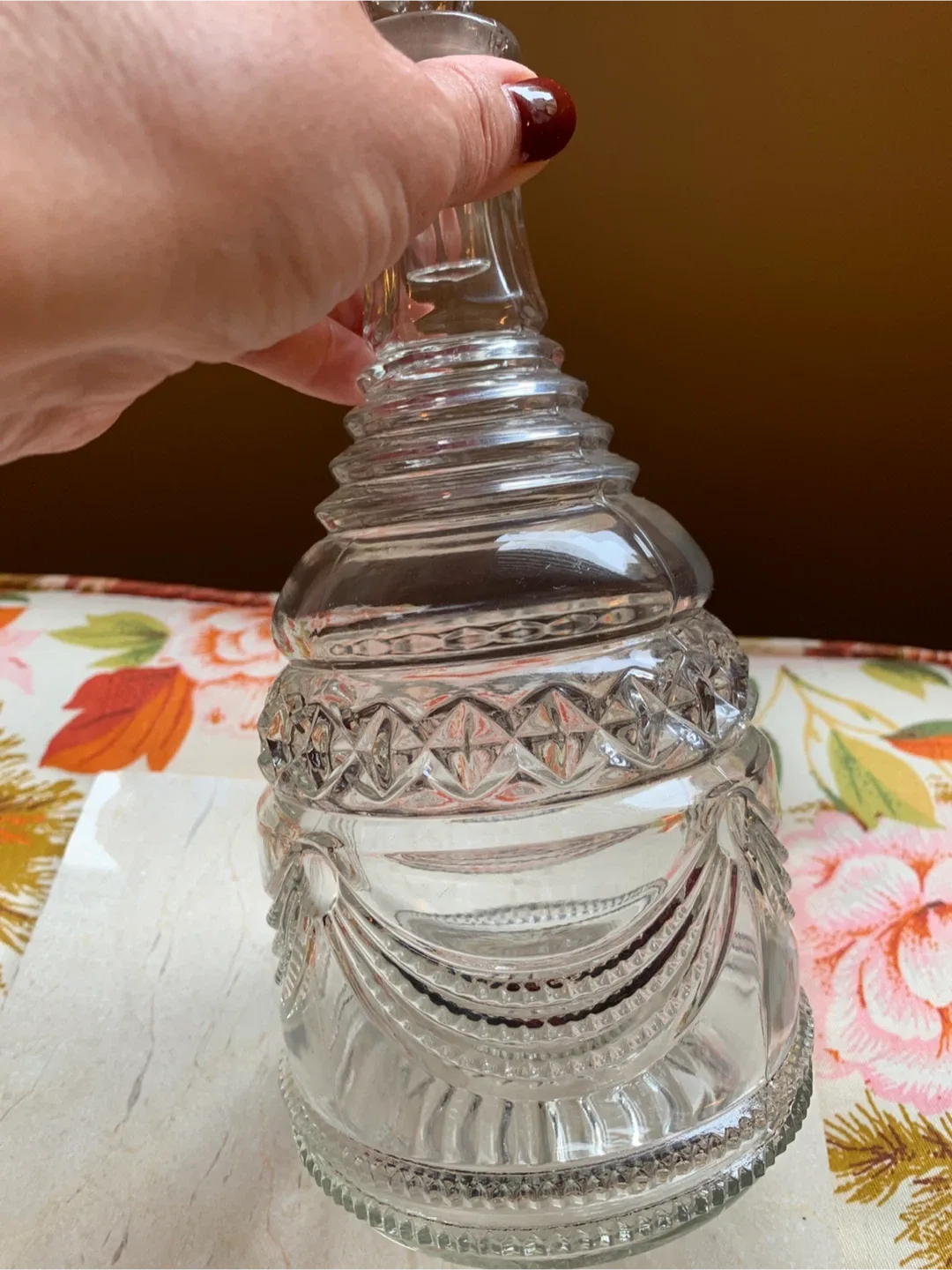 Clear Glass Decanter with Stopper🥕 image indicator(7)