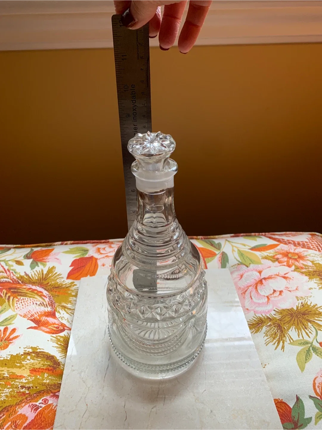 Clear Glass Decanter with Stopper🥕 image indicator(8)
