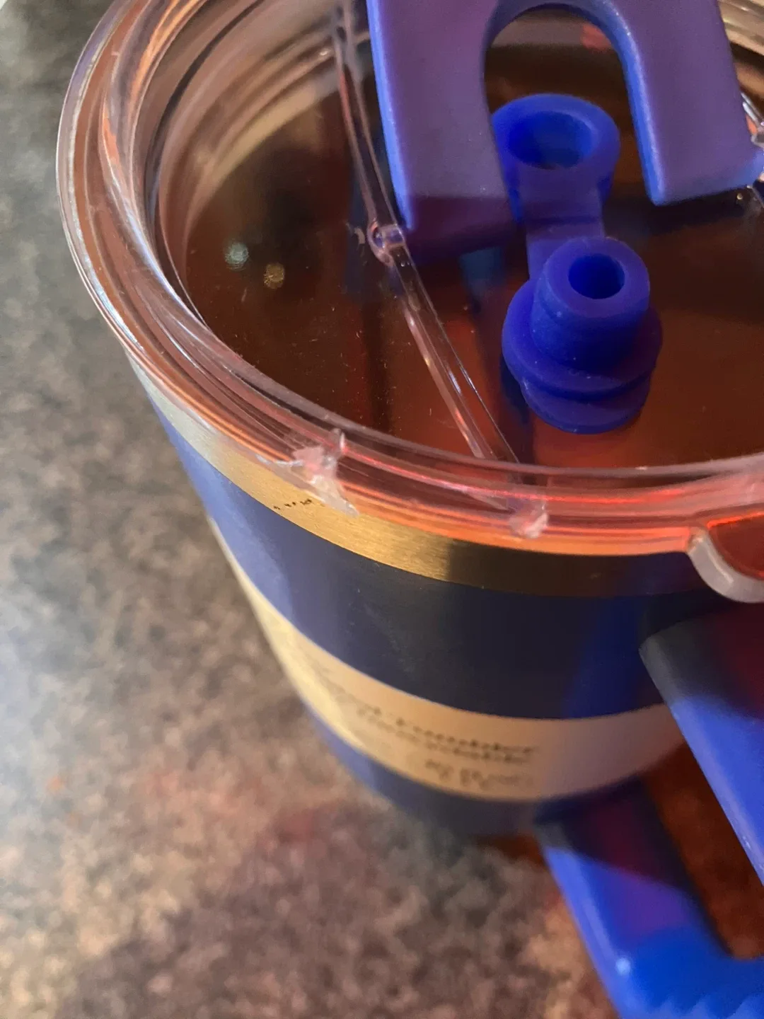 Ashland Stainless Steel Blue Insulated Tumbler, 40 fl oz 🥕 image indicator(2)