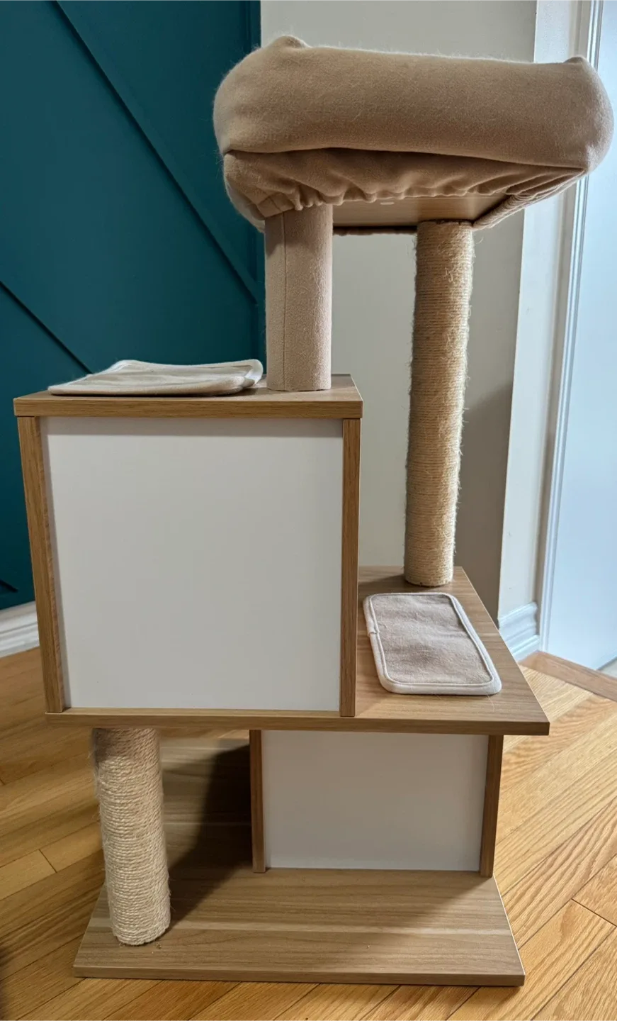 Cat Tree with Scratching Post & Condo image indicator(3)