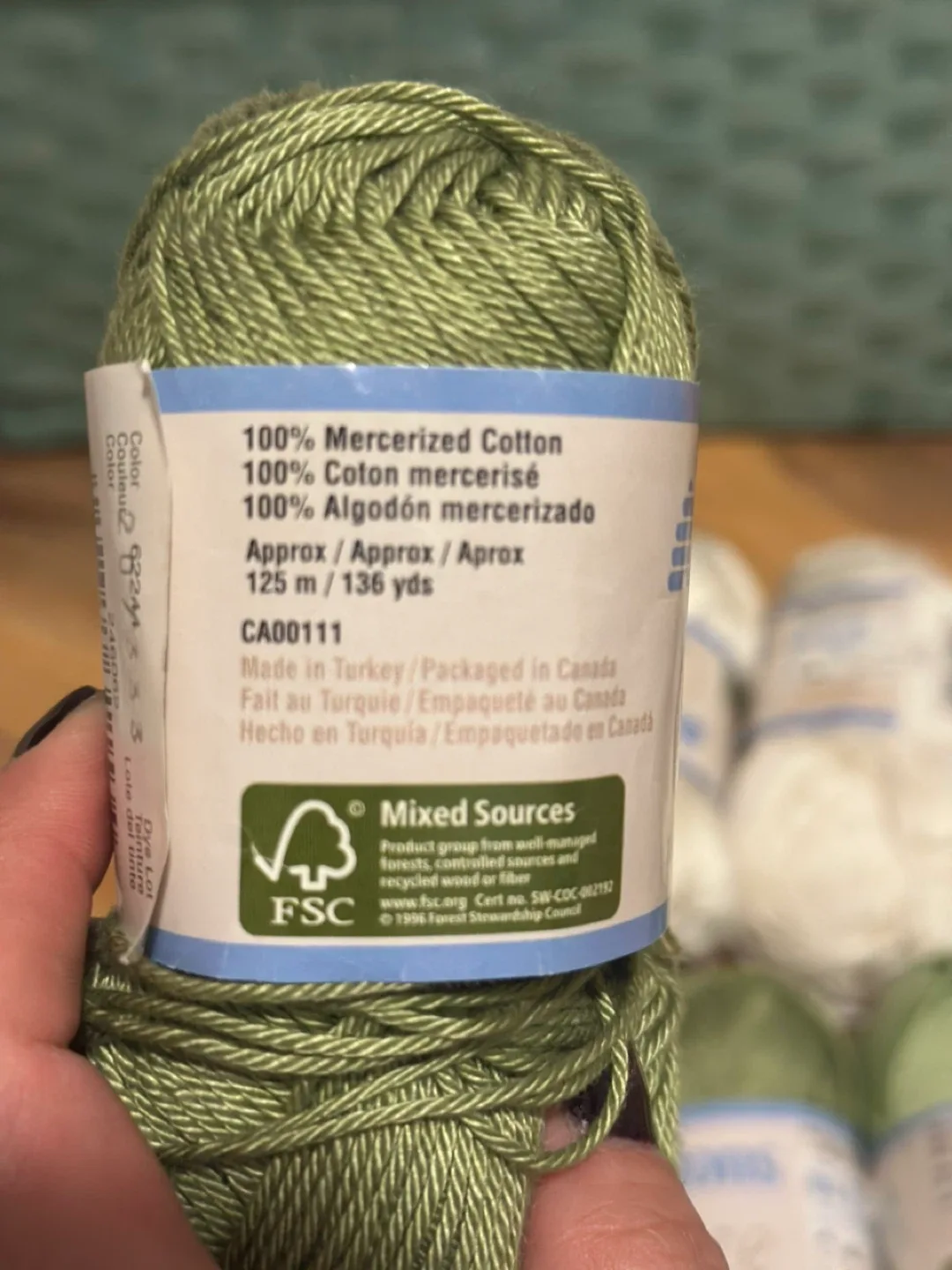 AndeanSun Pima Cotton & Patons Grace Yarn image indicator(5)