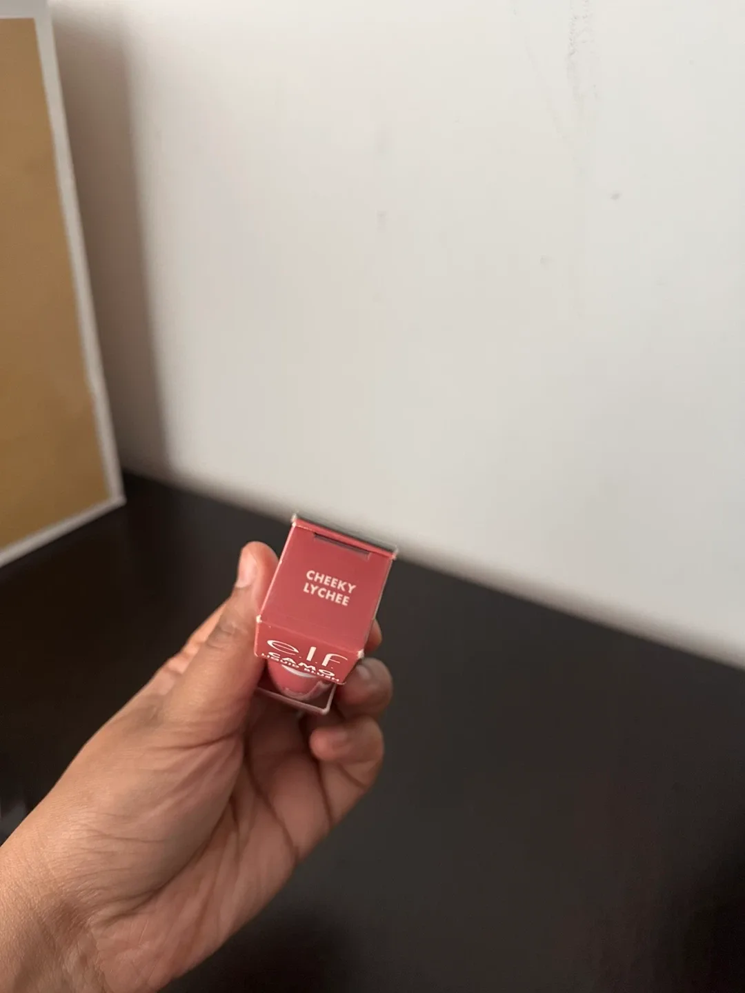 New e.l.f. Camo Liquid Blush - Cheeky Lychee image indicator(4)