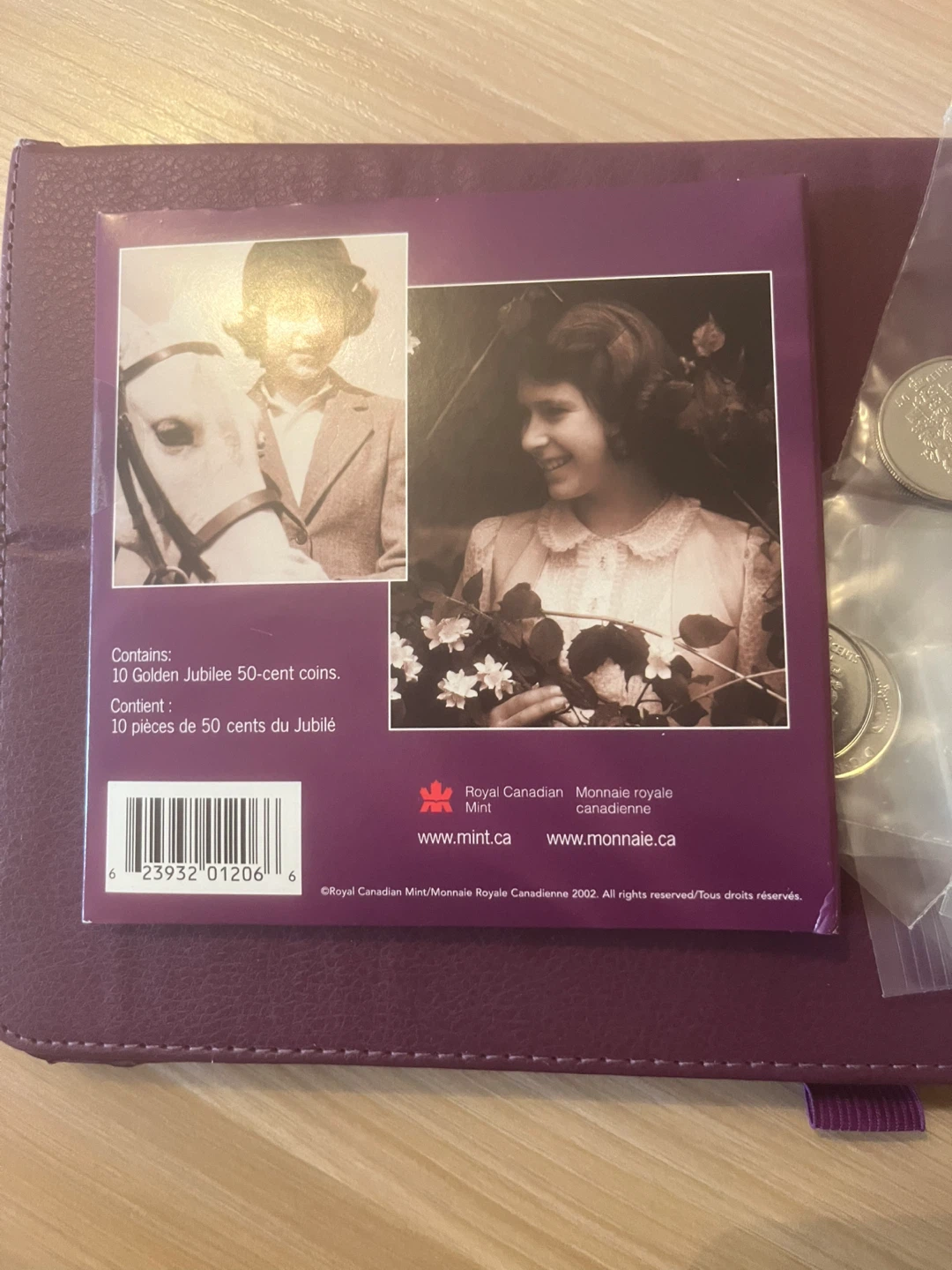 Royal Canadian Mint Golden Jubilee 50-cent Coins - photo 3