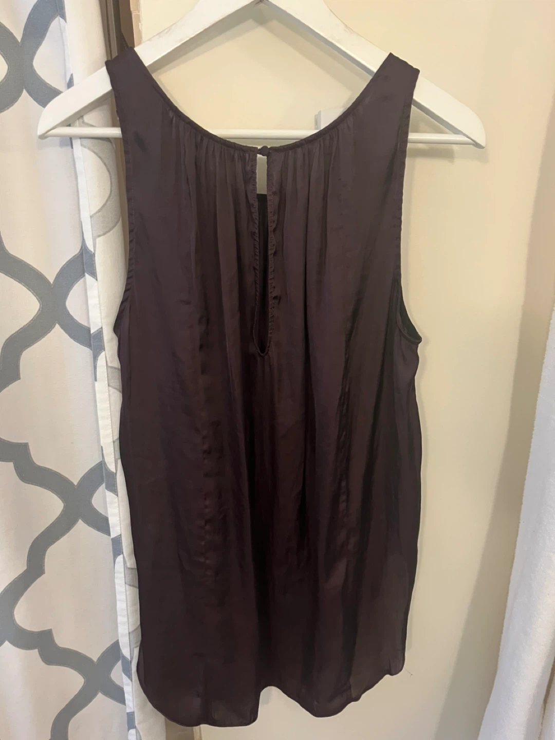 Lovely plum Wilfred Silk Trim Tank Top - photo 2