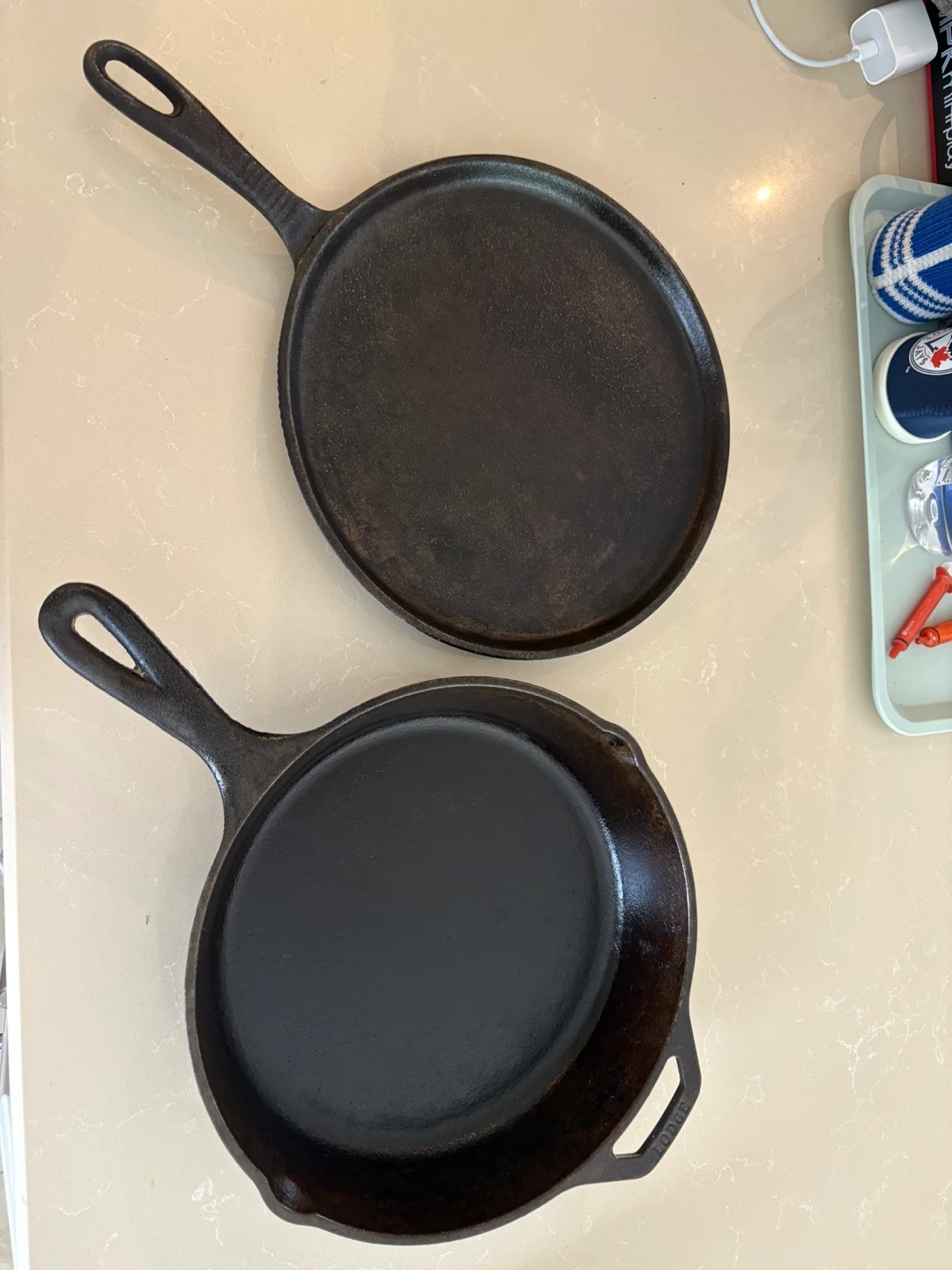 Cast Iron Pan & Skillet (excellent condition)