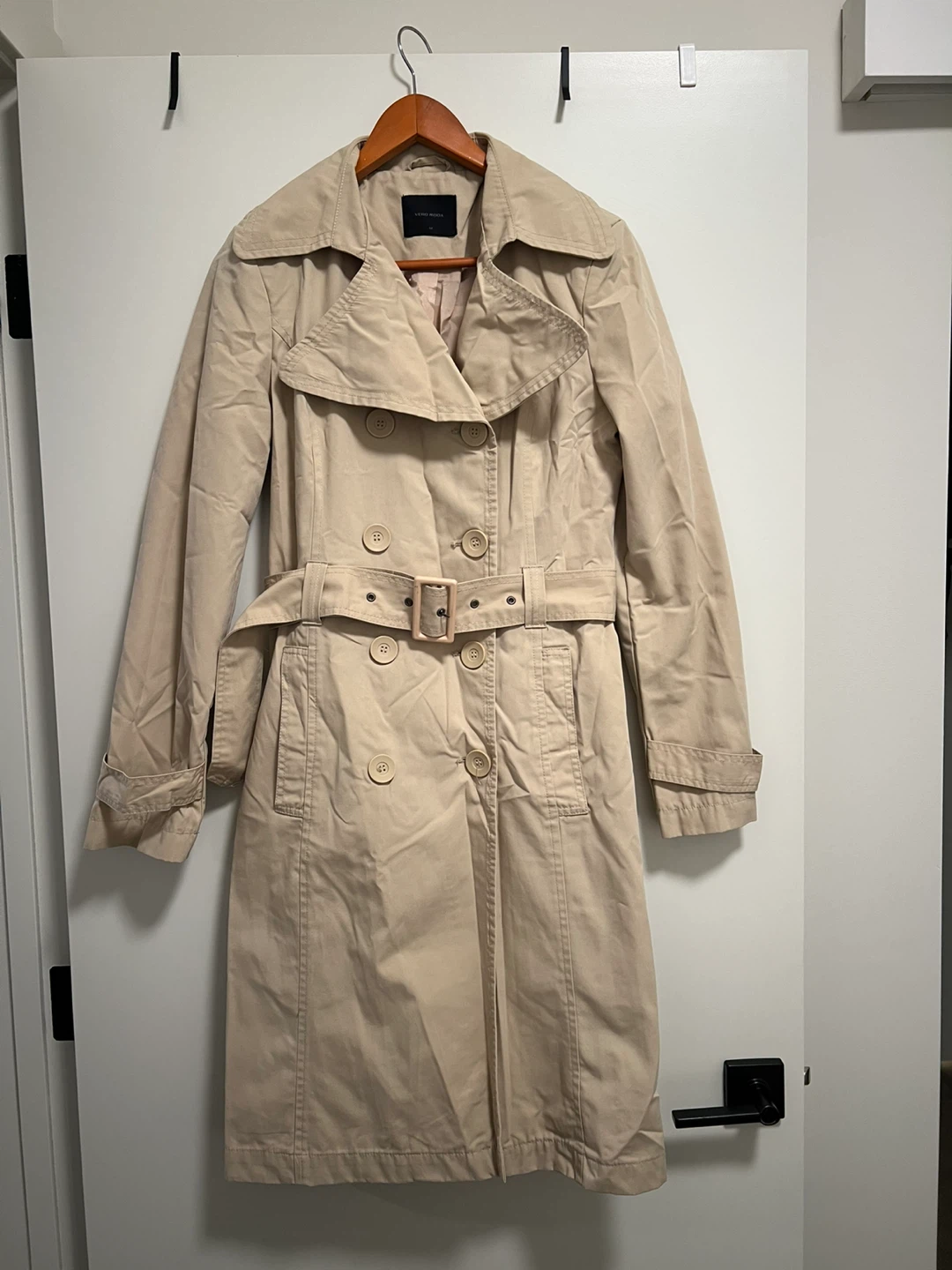 Vero Moda Beige Trench Coat - Size M