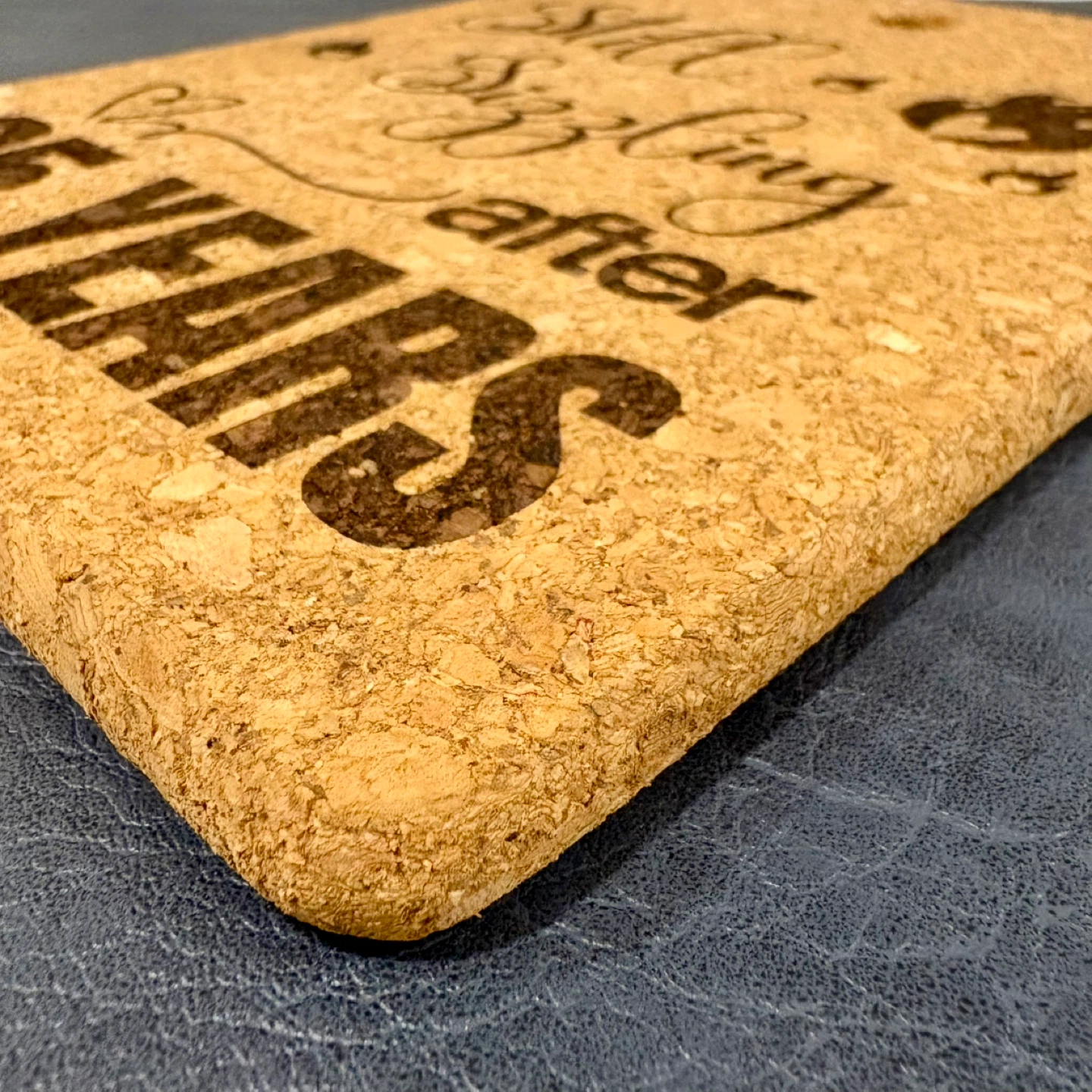 🥕 Personalized Cork trivet - Still Sizzling After 25 Years - photo 3