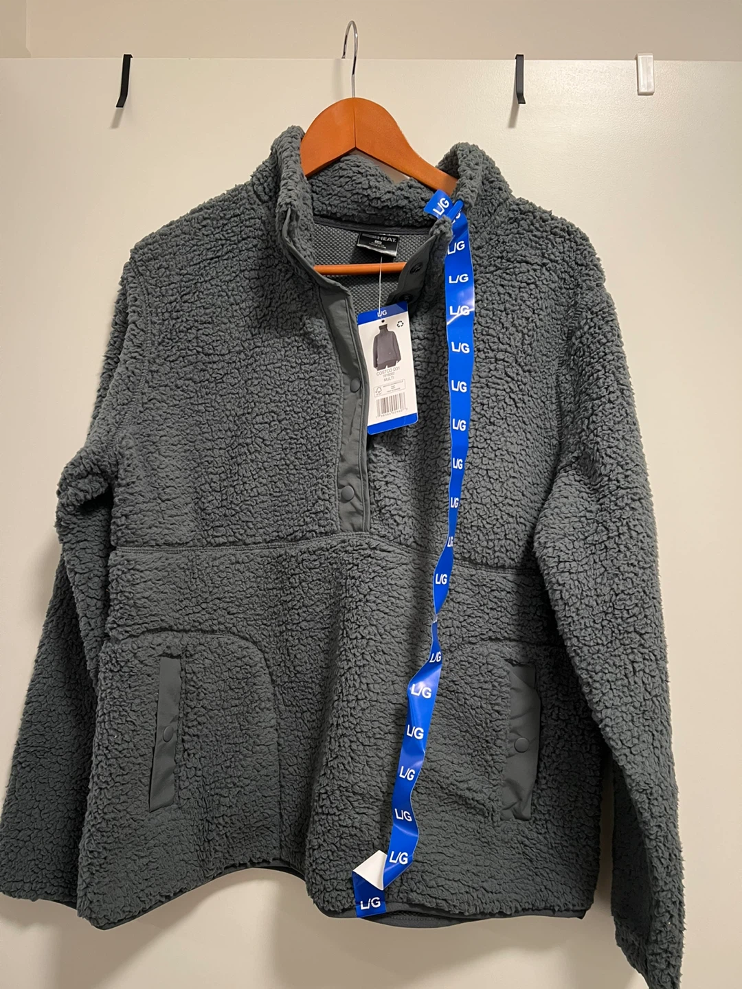 32 Degrees Heat Sherpa Pullover - Size L