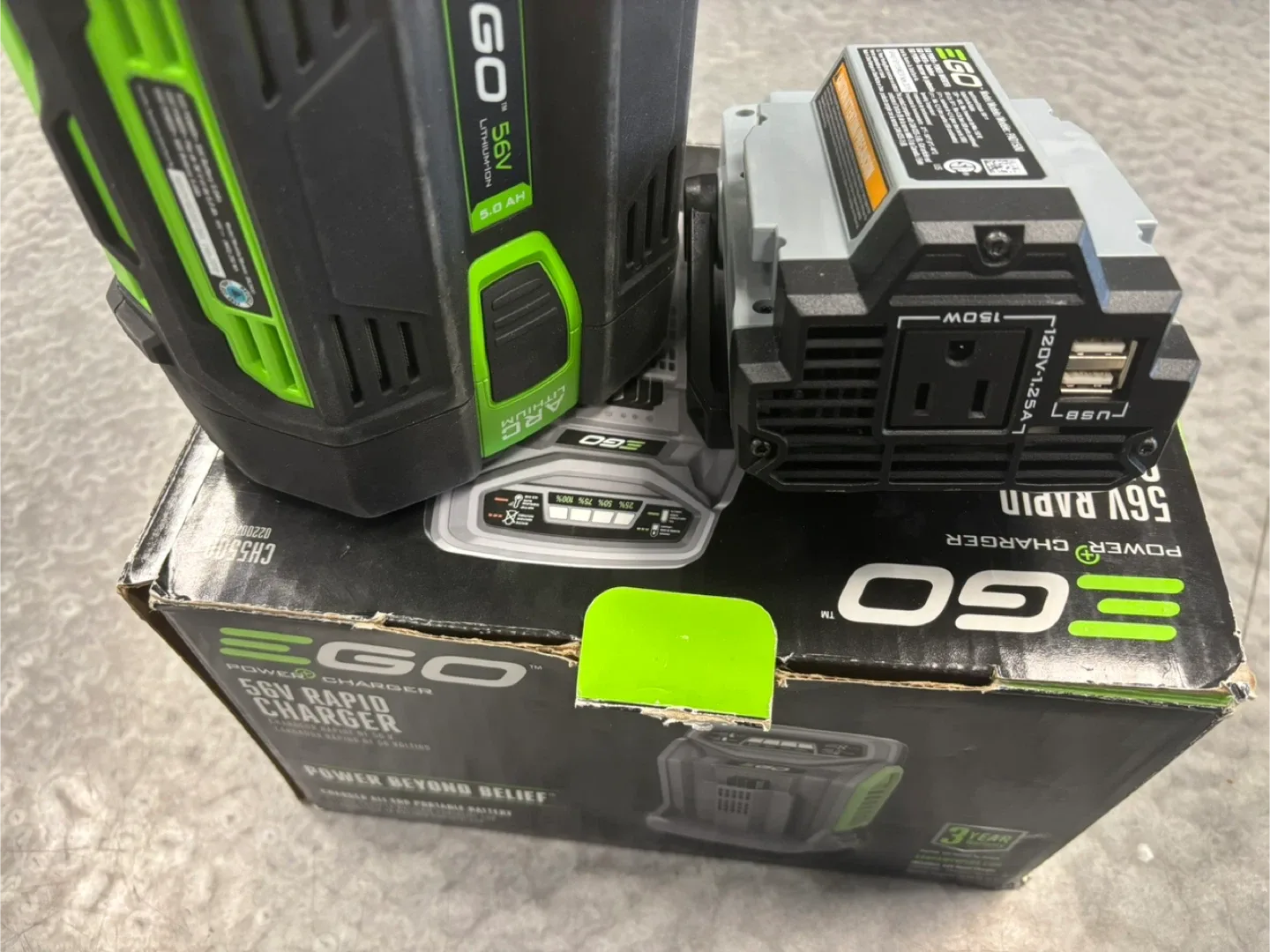 EGO 56V Rapid Charger CH5500 image indicator(5)