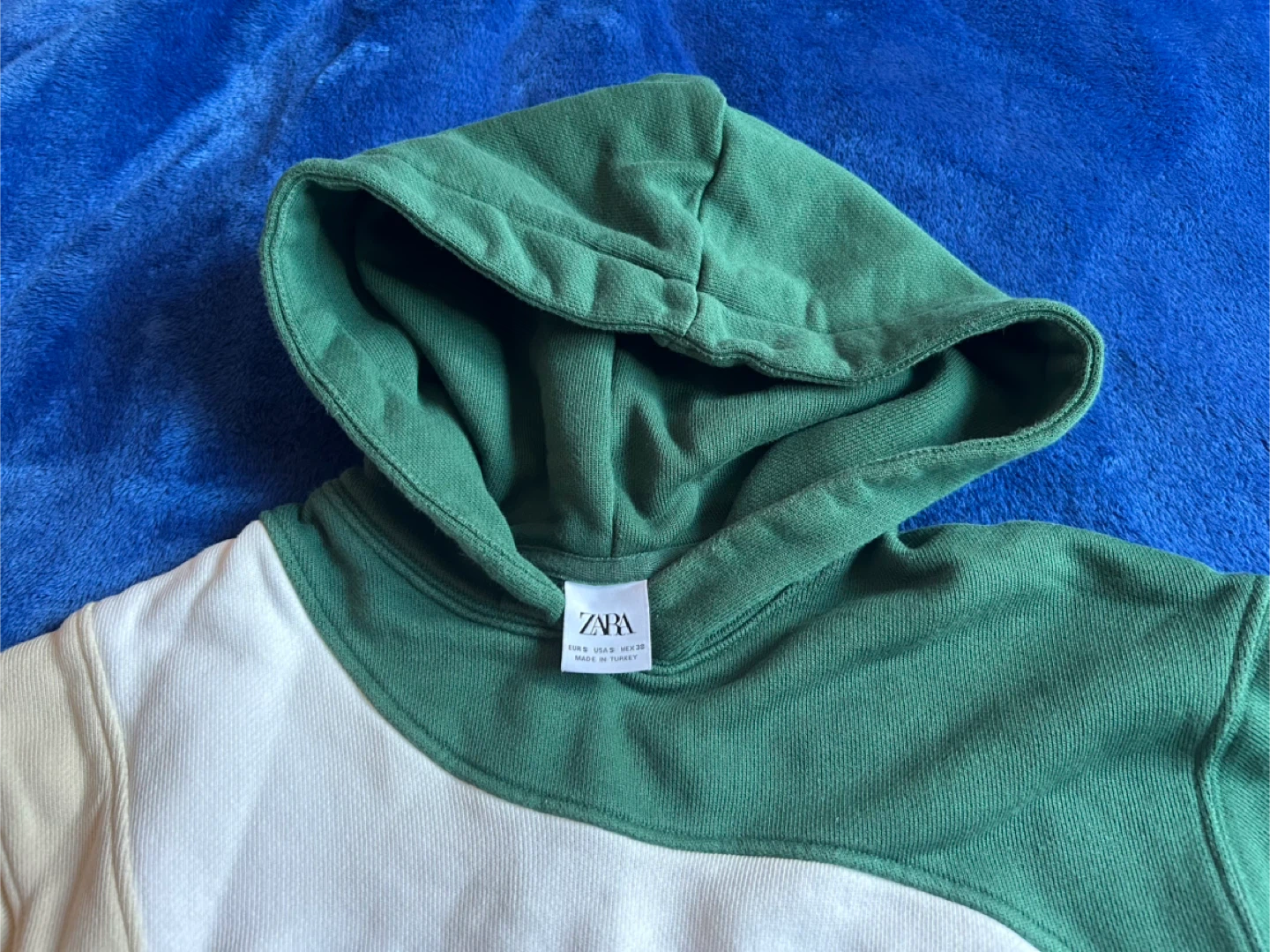 Zara Colour Block Hoodie - Size S