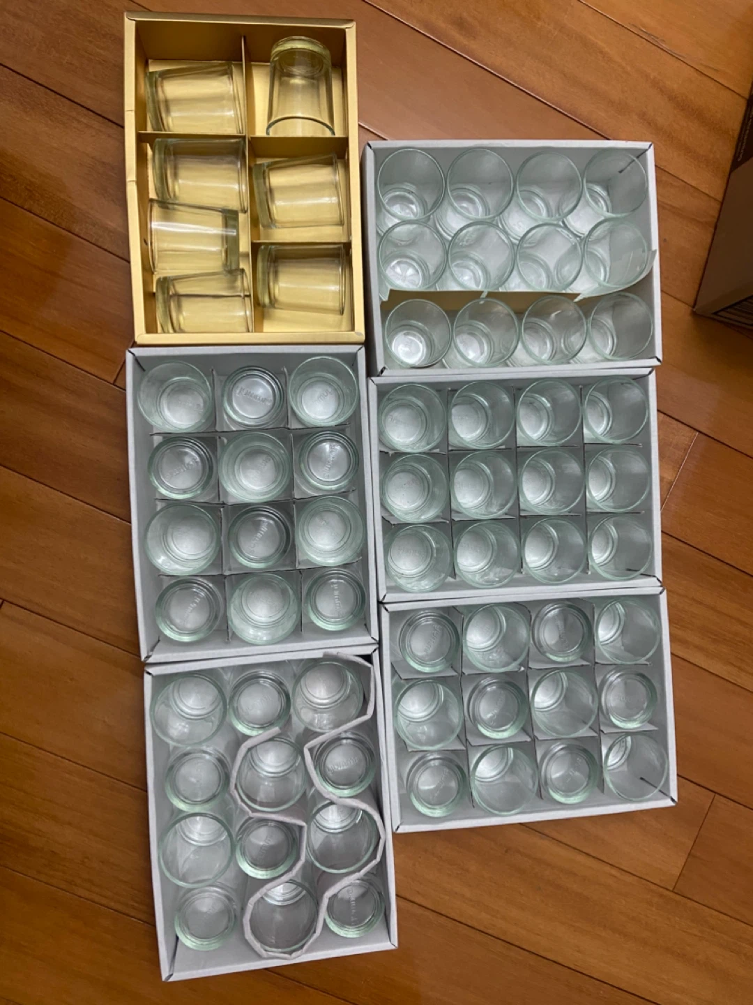 Set of Small Glass Votive Candle Holders - photo 2